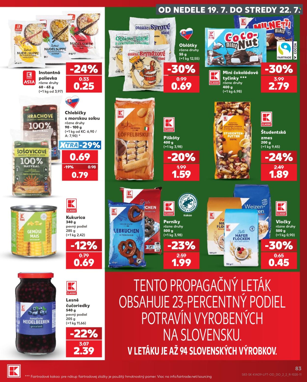 Leták Kaufland - 16.7.2026 - 22.7.2026. Strana 83