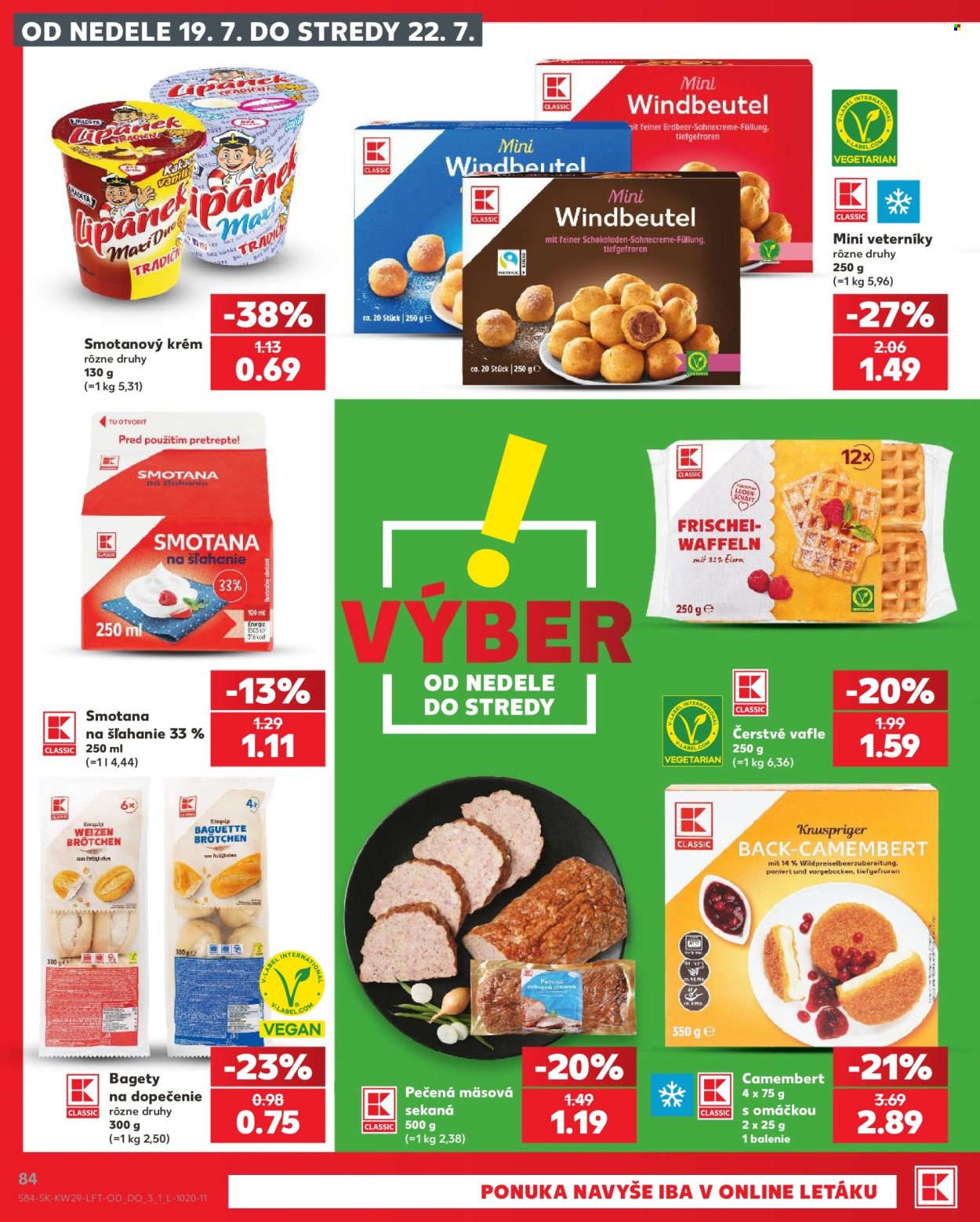 Leták Kaufland - 16.7.2026 - 22.7.2026. Strana 84