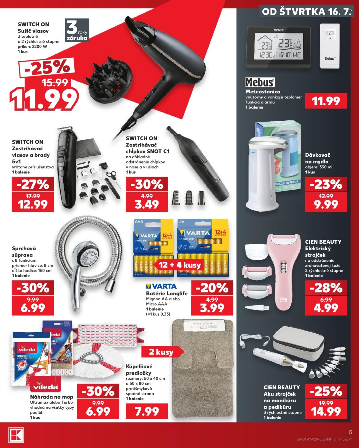 Leták Kaufland - 16.7.2026 - 22.7.2026. Strana 5