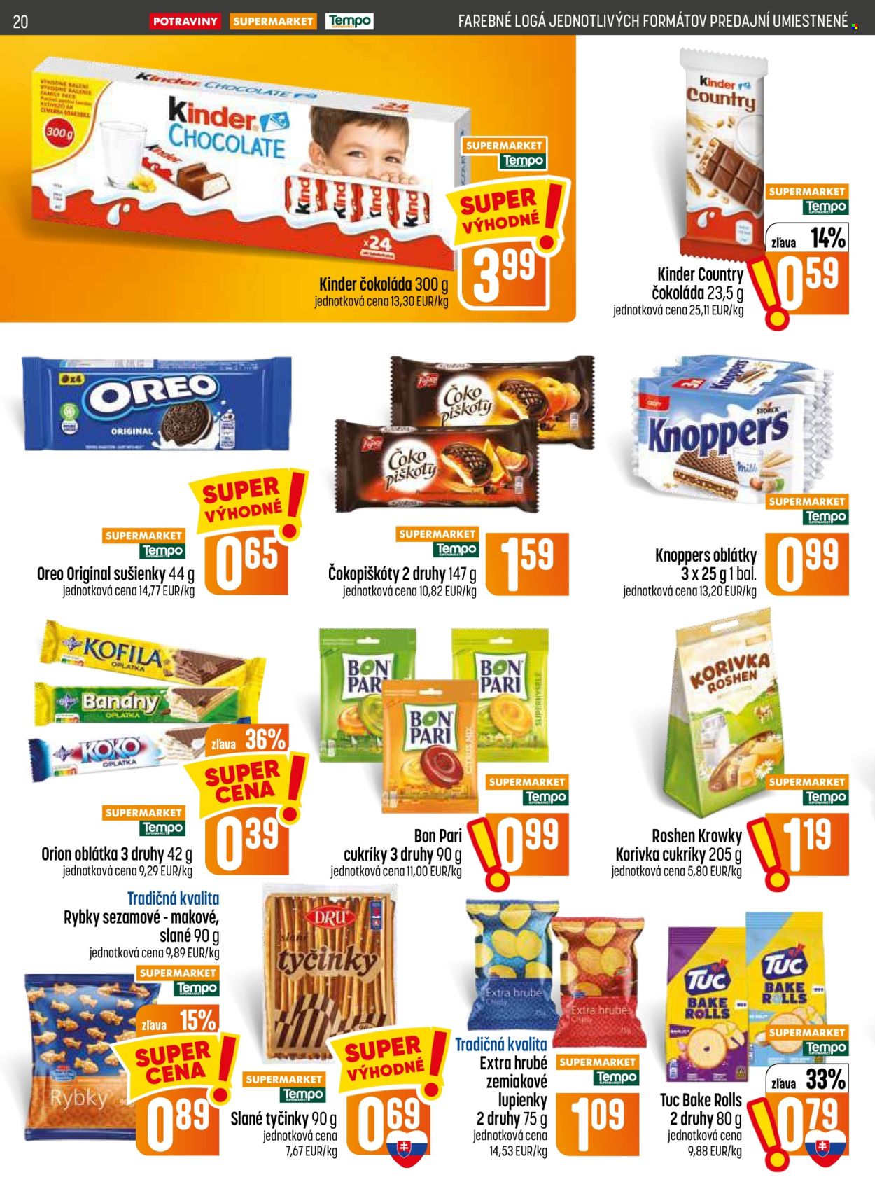 Leták COOP Jednota - 16.7.2026 - 22.7.2026. Strana 20