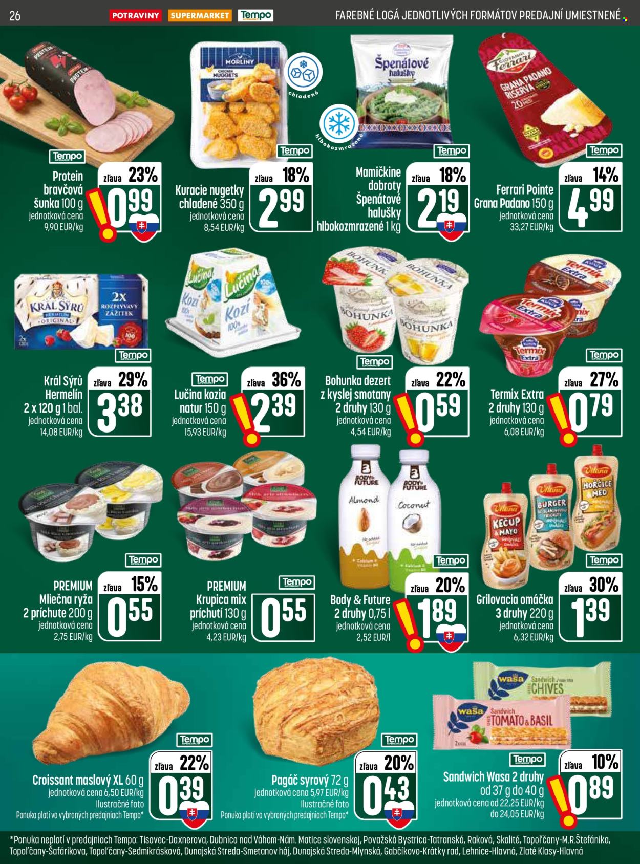 Leták COOP Jednota - 16.7.2026 - 22.7.2026. Strana 26