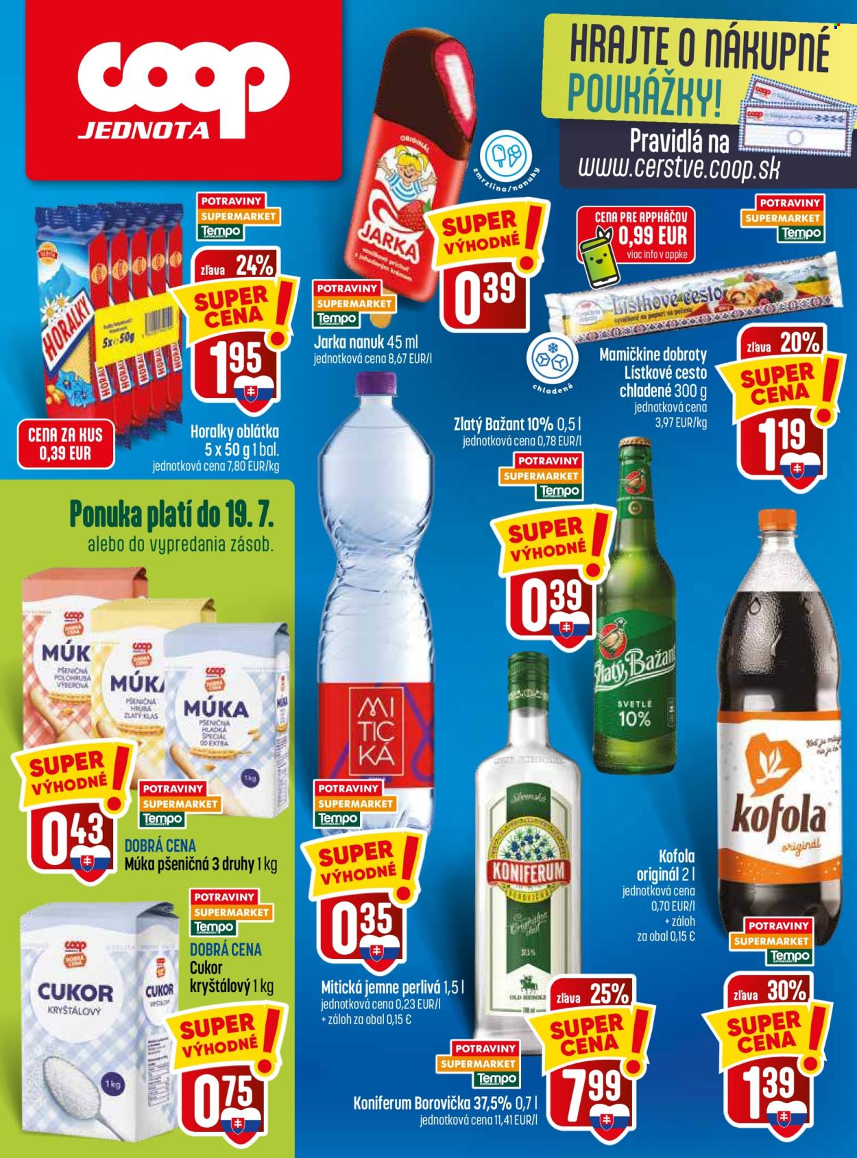 Leták COOP Jednota - 16.7.2026 - 22.7.2026. Strana 28
