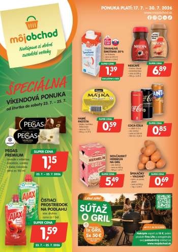 Leták Môj obchod - 17.7.2026 - 30.7.2026.