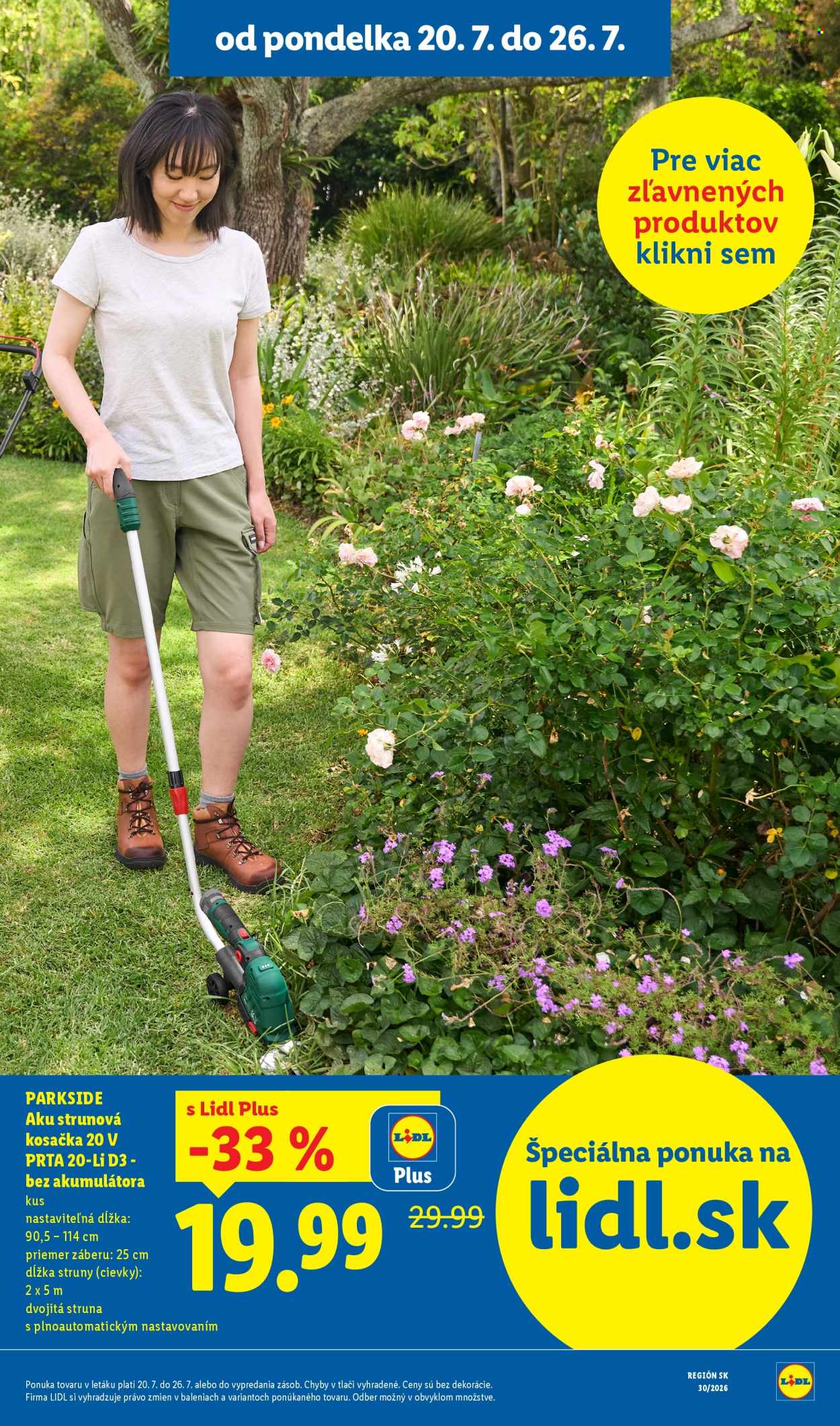 Leták Lidl - 20.7.2026 - 26.7.2026. Strana 7