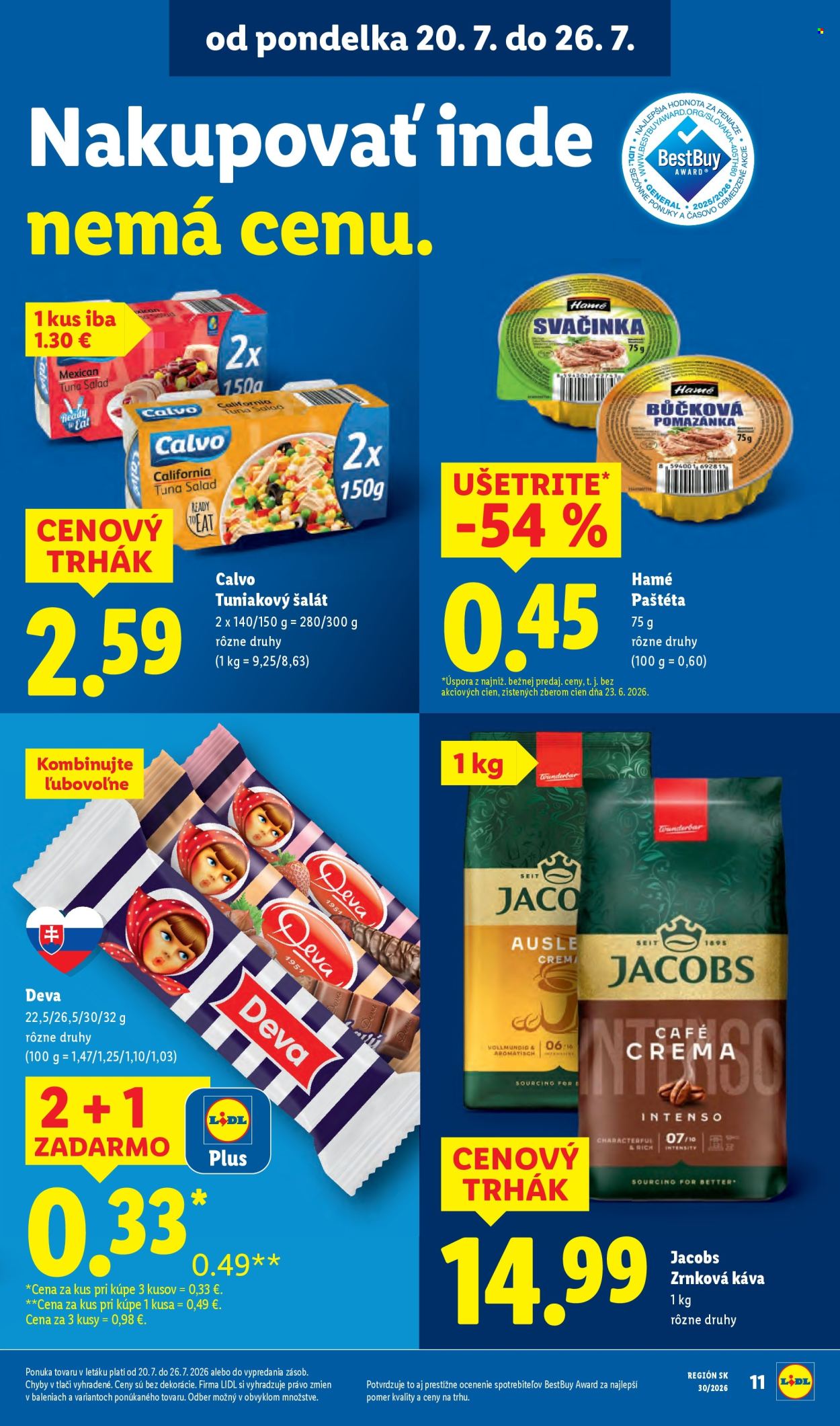Leták Lidl - 20.7.2026 - 26.7.2026. Strana 21