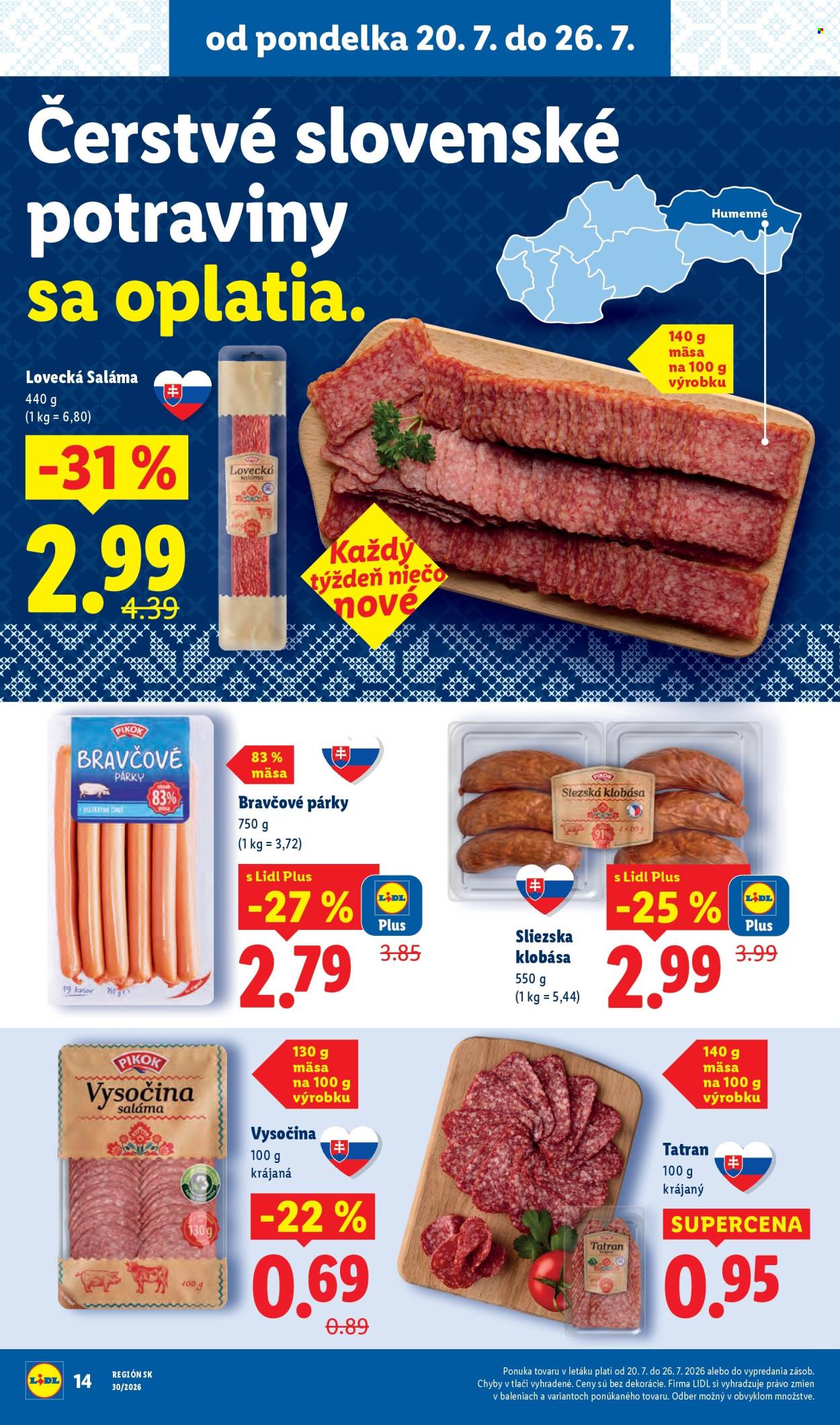 Leták Lidl - 20.7.2026 - 26.7.2026. Strana 26