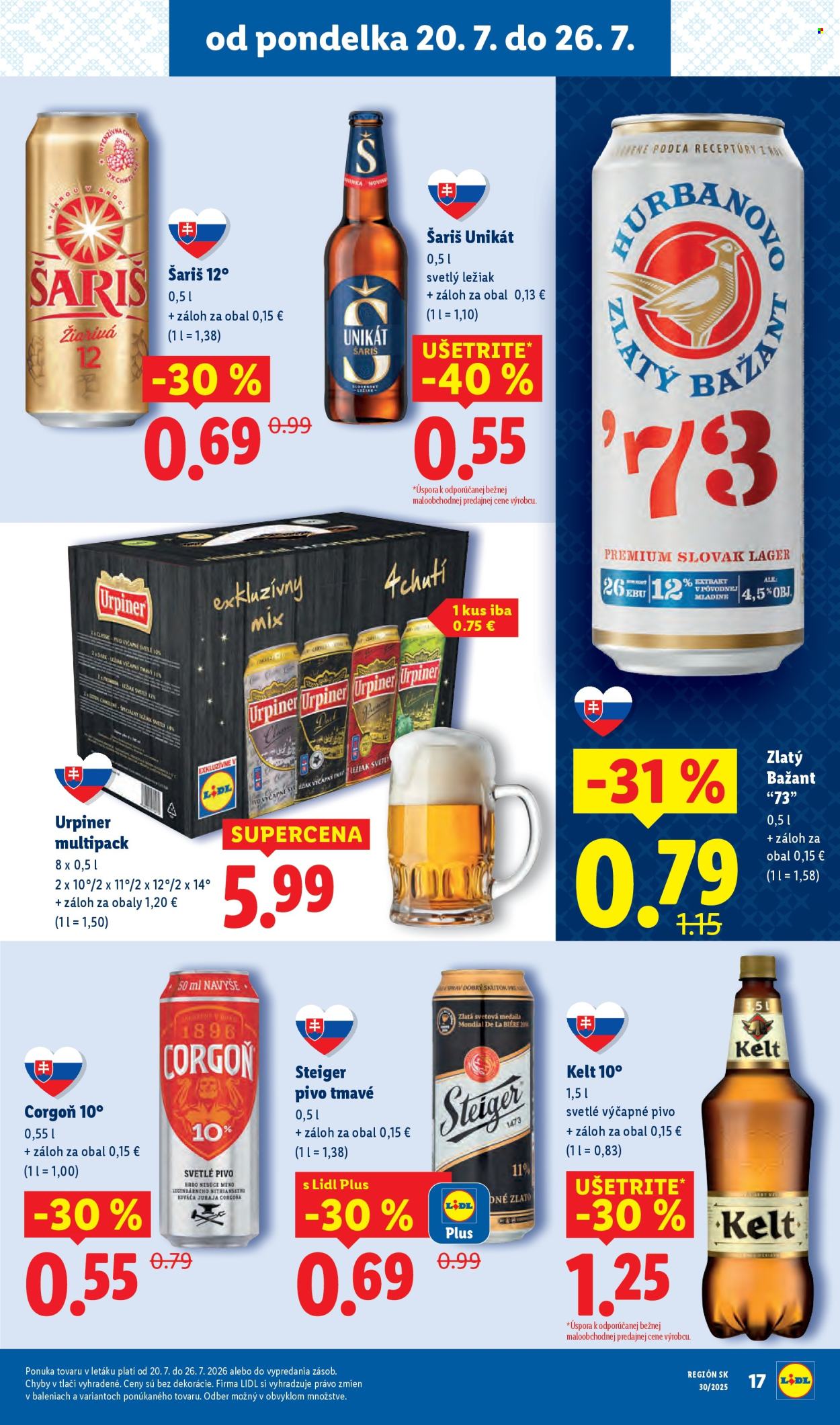 Leták Lidl - 20.7.2026 - 26.7.2026. Strana 29