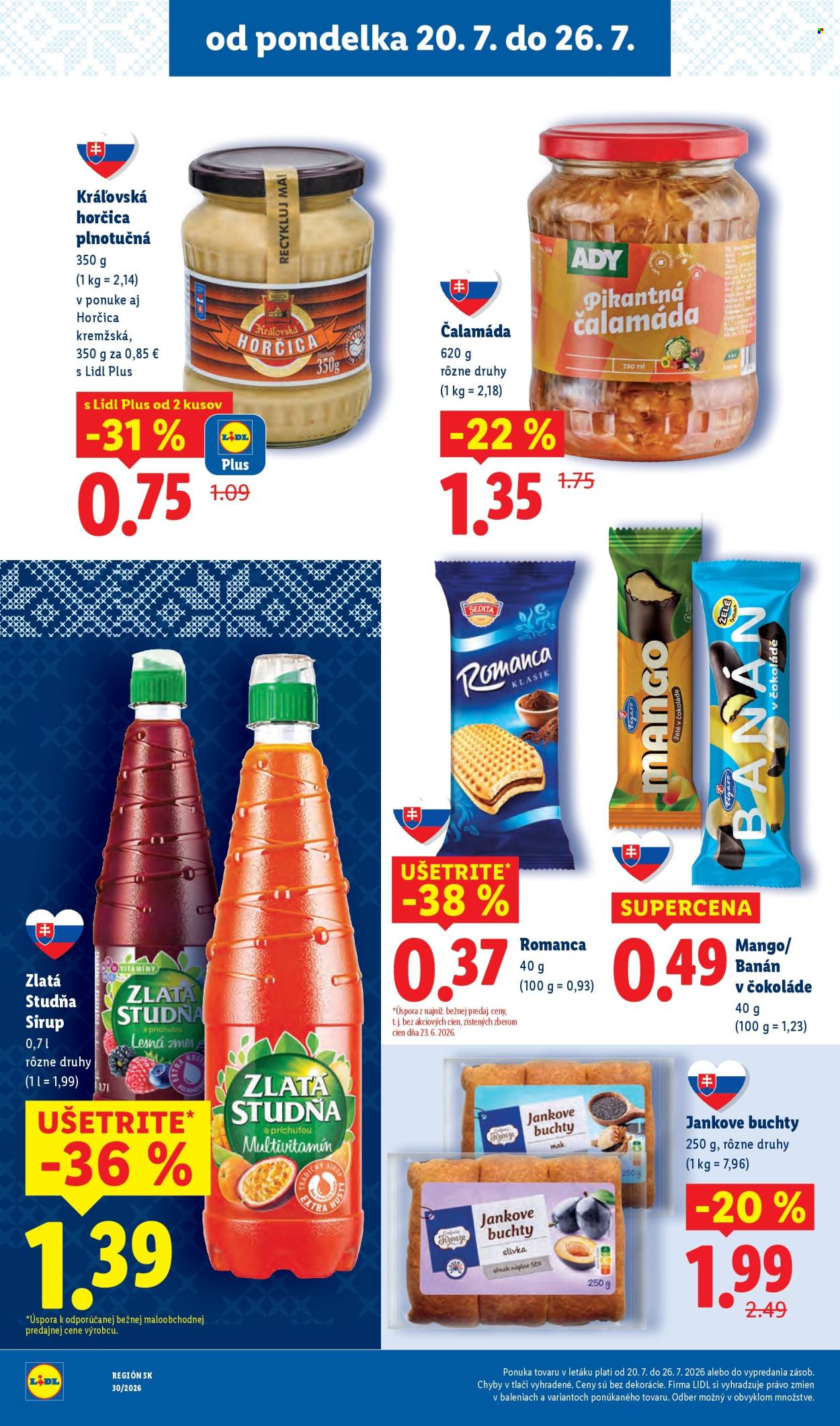 Leták Lidl - 20.7.2026 - 26.7.2026. Strana 30