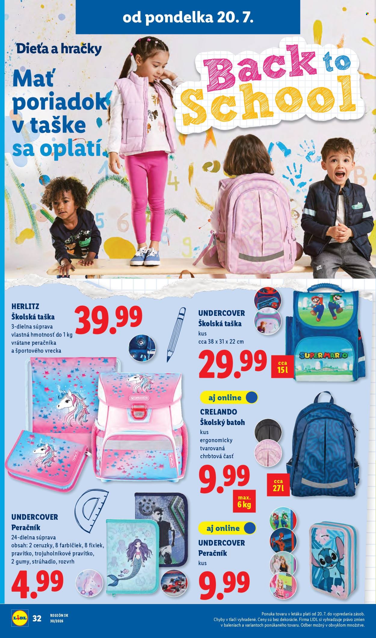 Leták Lidl - 20.7.2026 - 26.7.2026. Strana 54
