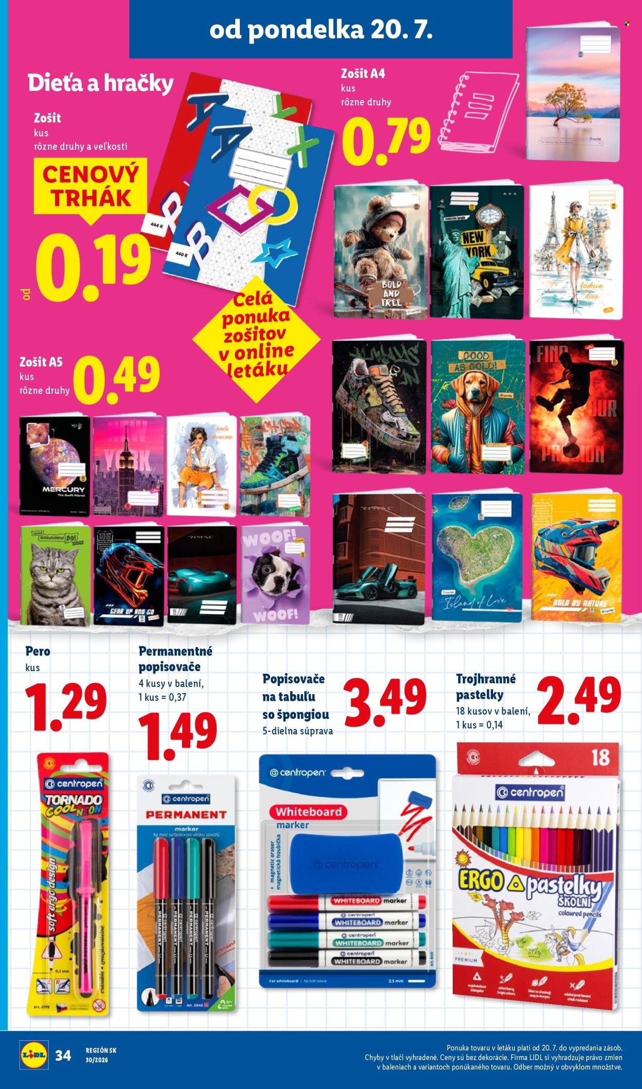 Leták Lidl - 20.7.2026 - 26.7.2026. Strana 58