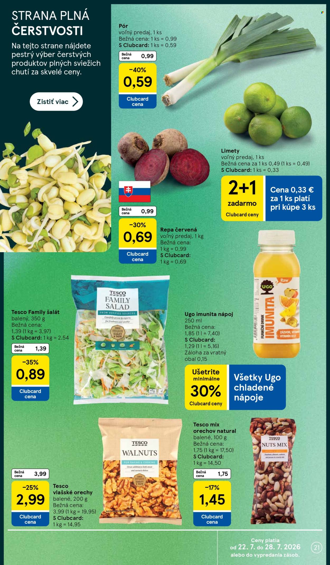 Leták TESCO - 22.7.2026 - 28.7.2026. Strana 21