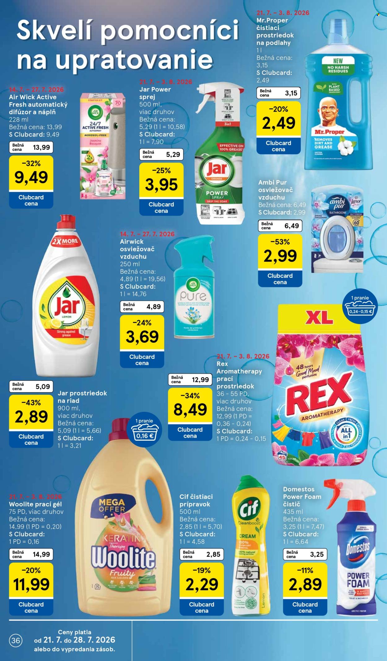 Leták TESCO - 22.7.2026 - 28.7.2026. Strana 36