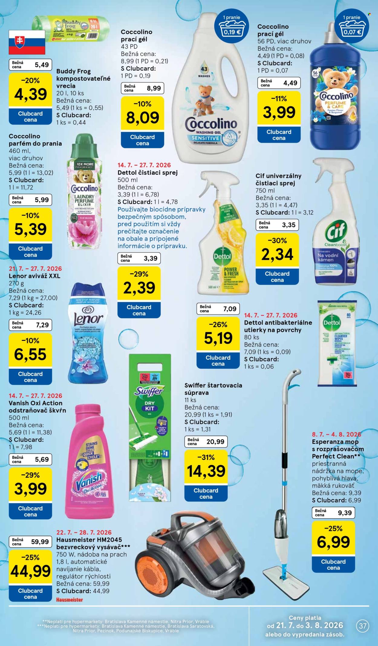 Leták TESCO - 22.7.2026 - 28.7.2026. Strana 37