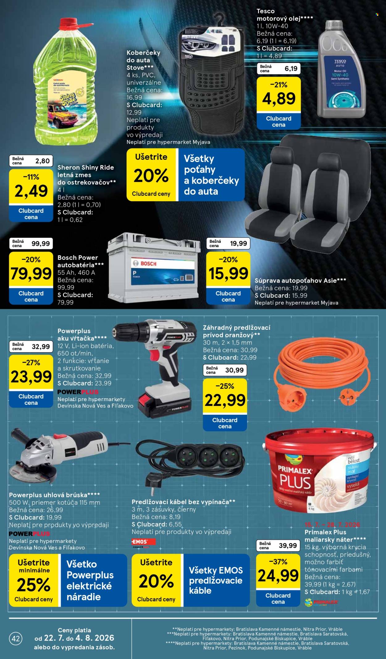 Leták TESCO - 22.7.2026 - 28.7.2026. Strana 42