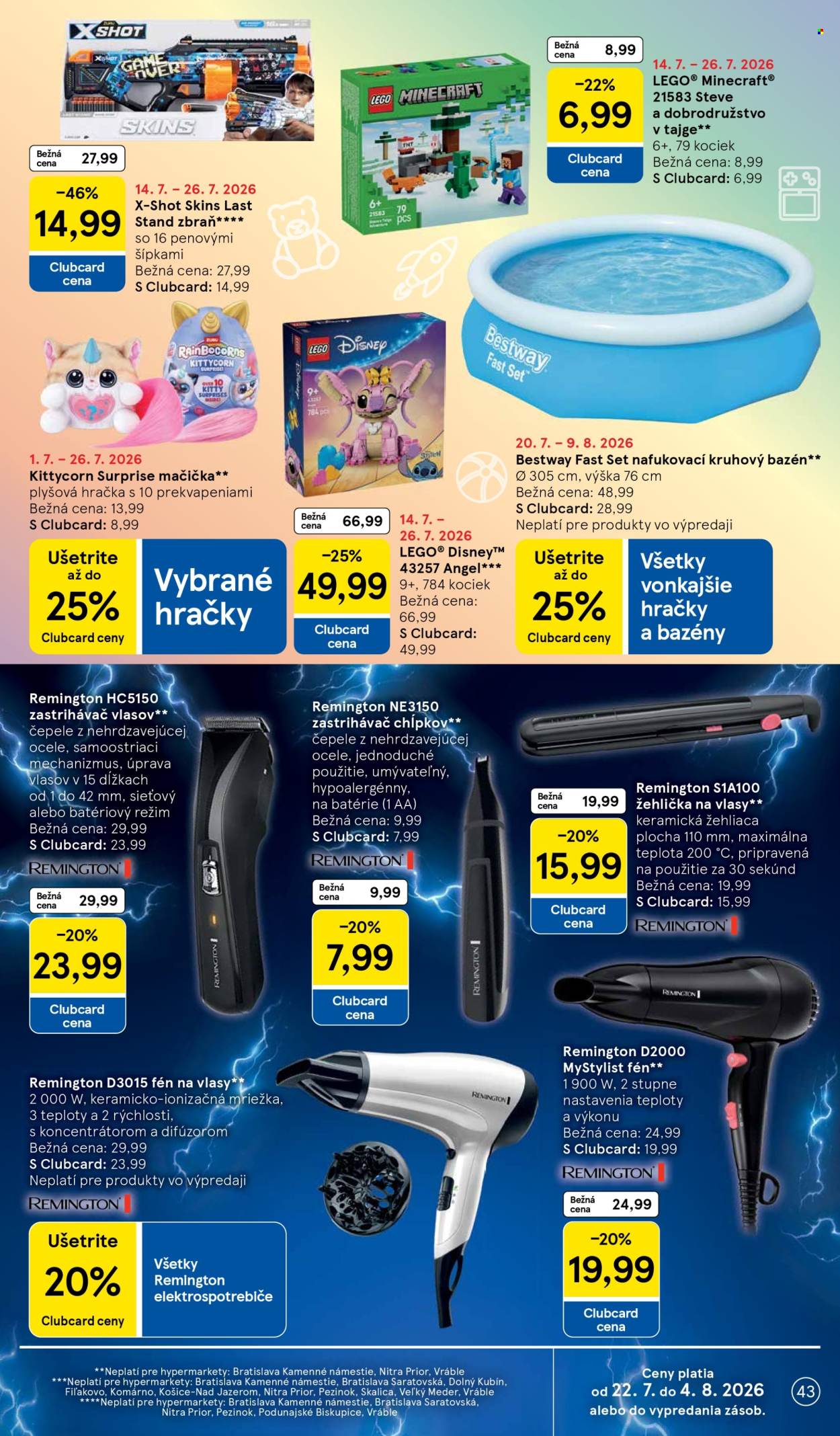 Leták TESCO - 22.7.2026 - 28.7.2026. Strana 43