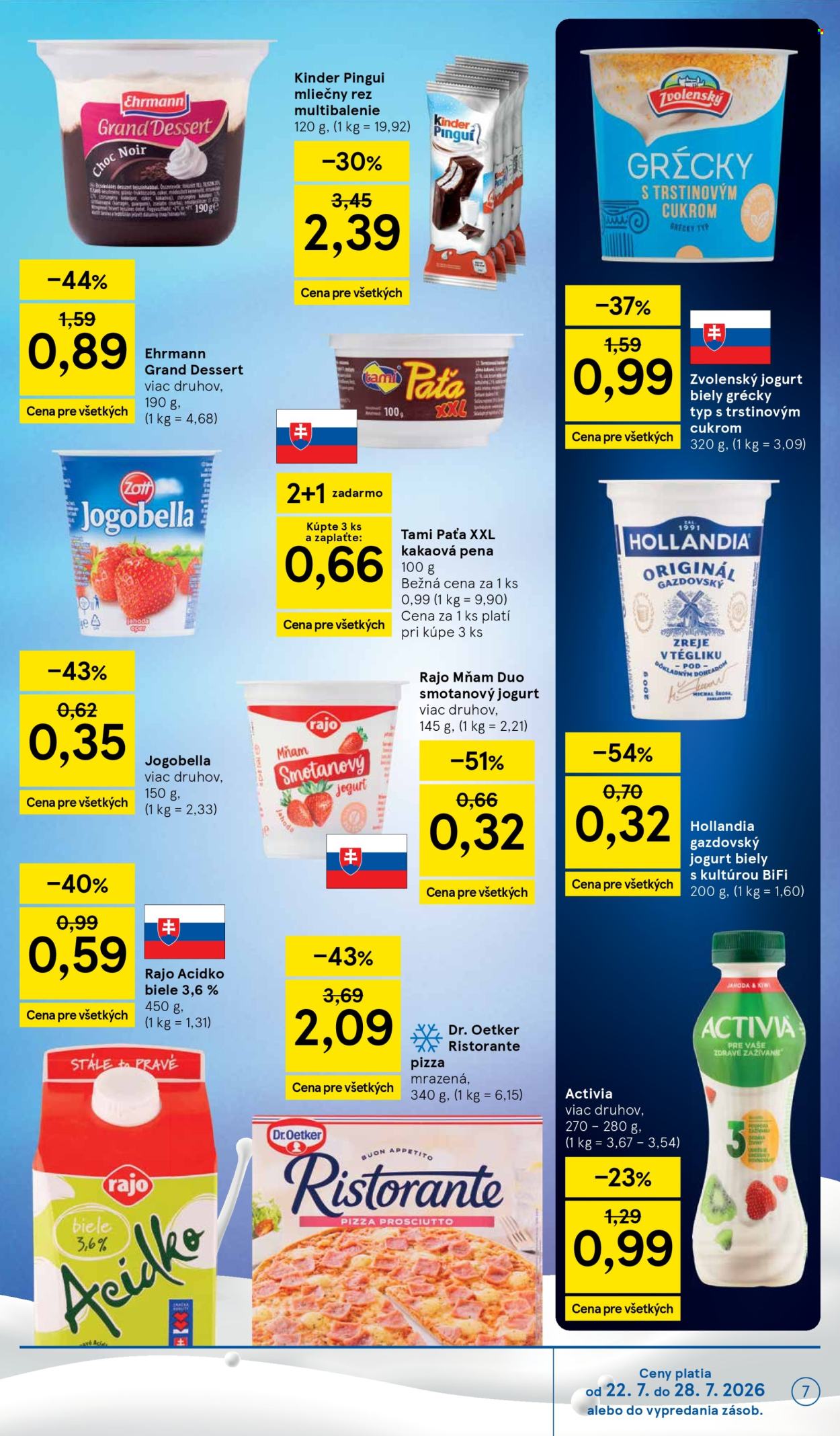 Leták TESCO supermarket - 22.7.2026 - 28.7.2026. Strana 7
