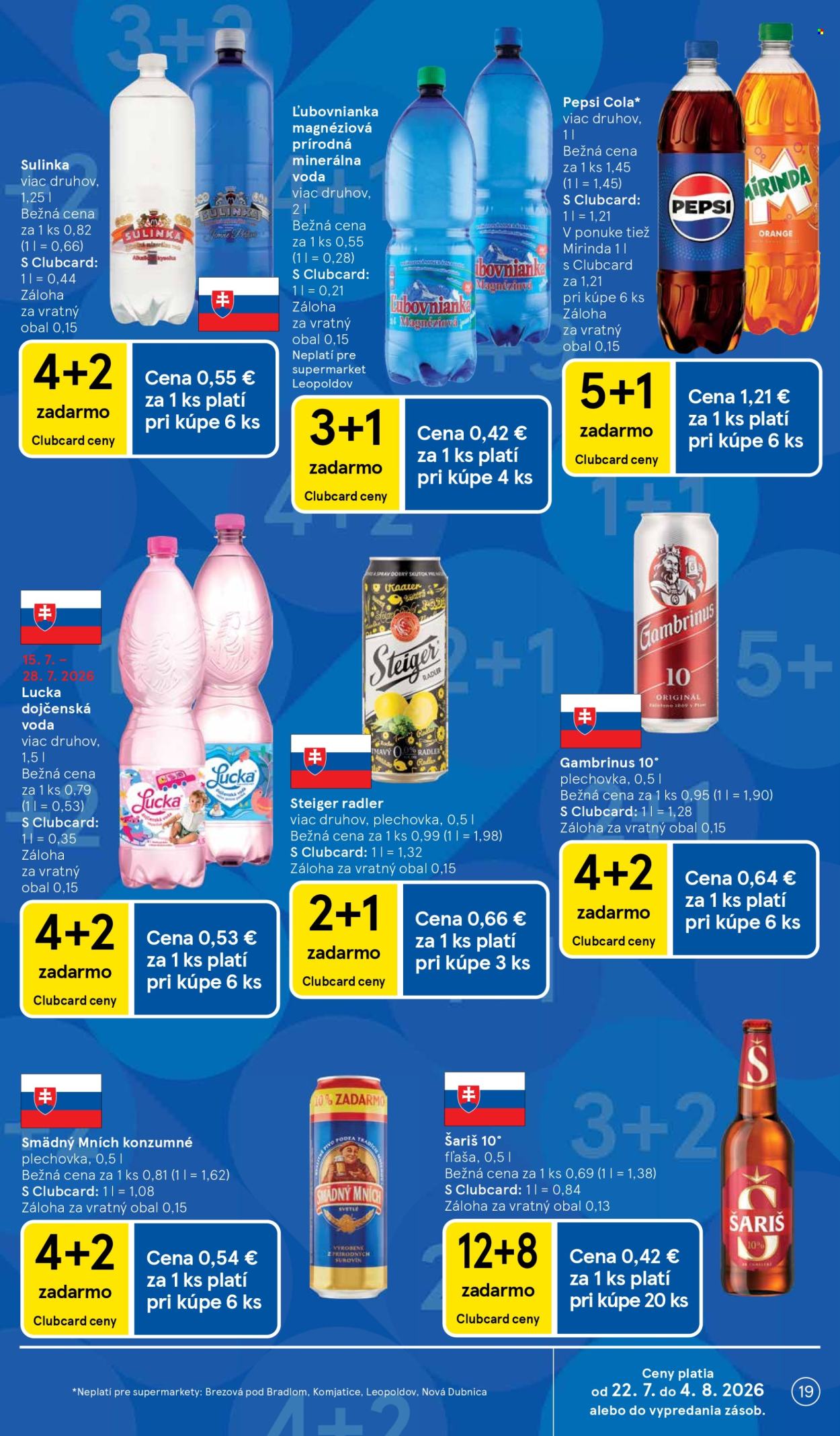 Leták TESCO supermarket - 22.7.2026 - 28.7.2026. Strana 19