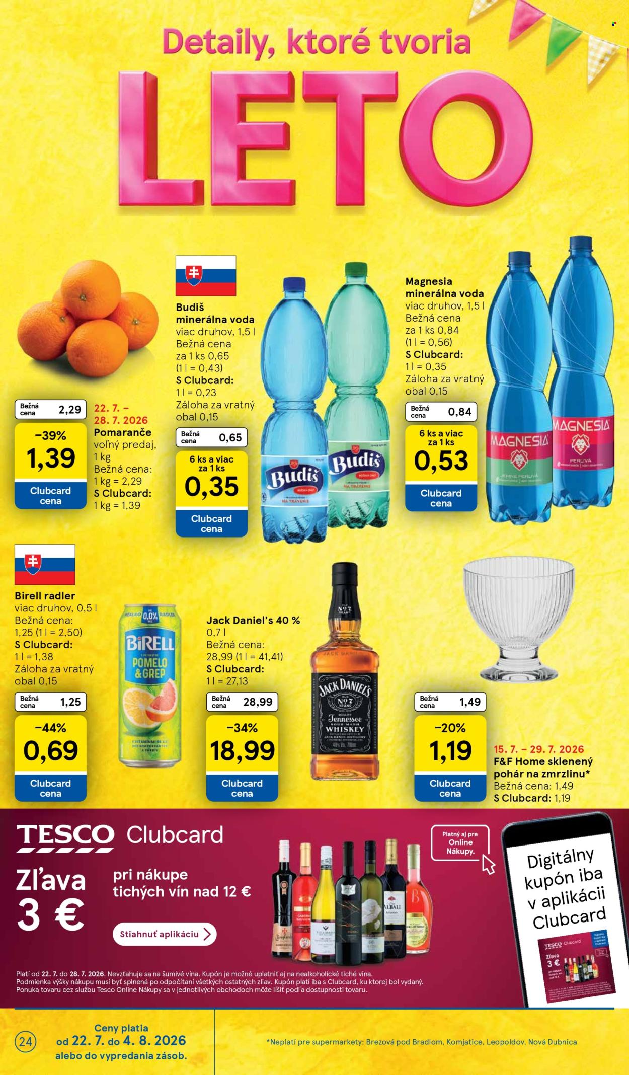 Leták TESCO supermarket - 22.7.2026 - 28.7.2026. Strana 24