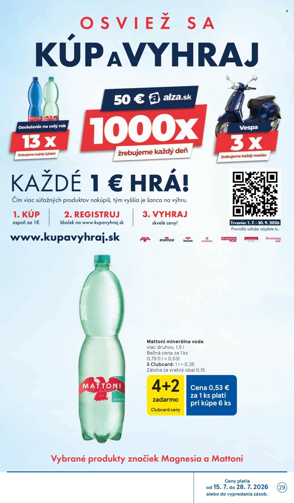 Leták TESCO supermarket - 22.7.2026 - 28.7.2026. Strana 29