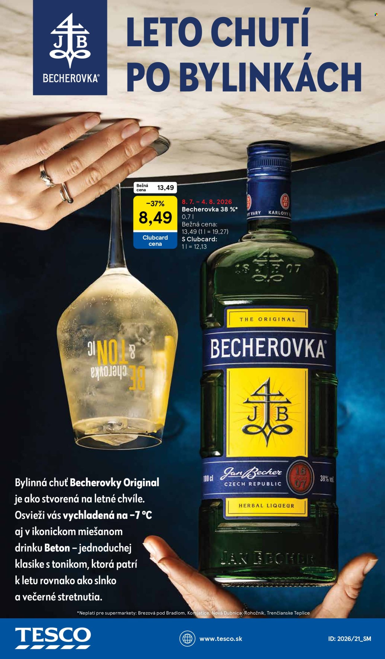 Leták TESCO supermarket - 22.7.2026 - 28.7.2026. Strana 30