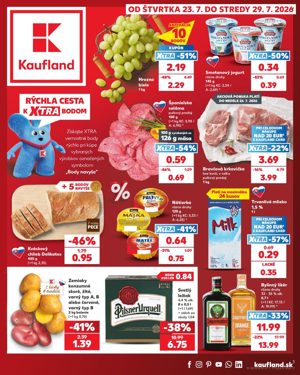 Leták Kaufland - 23.7.2026 - 29.7.2026. Strana 1