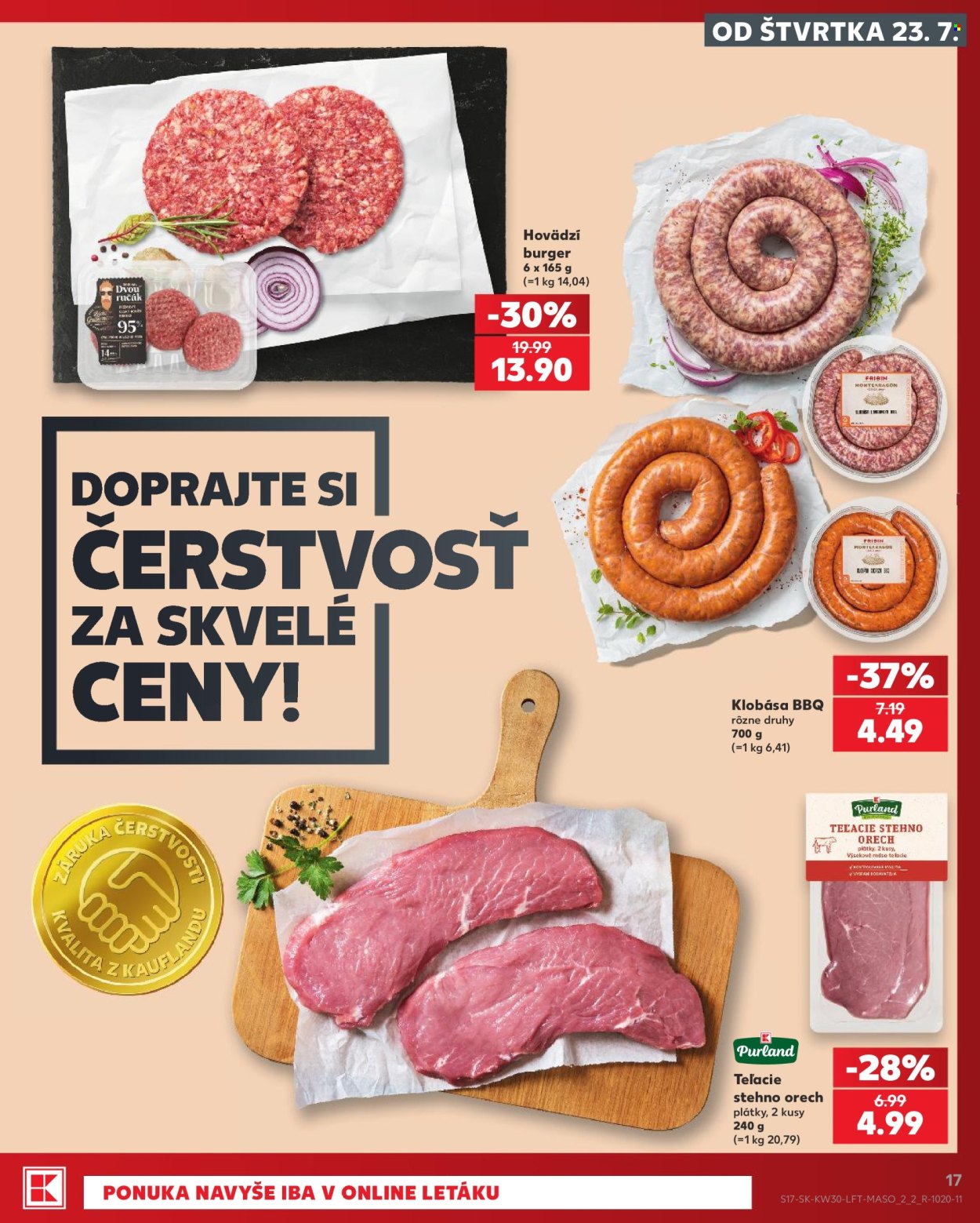 Leták Kaufland - 23.7.2026 - 29.7.2026. Strana 17