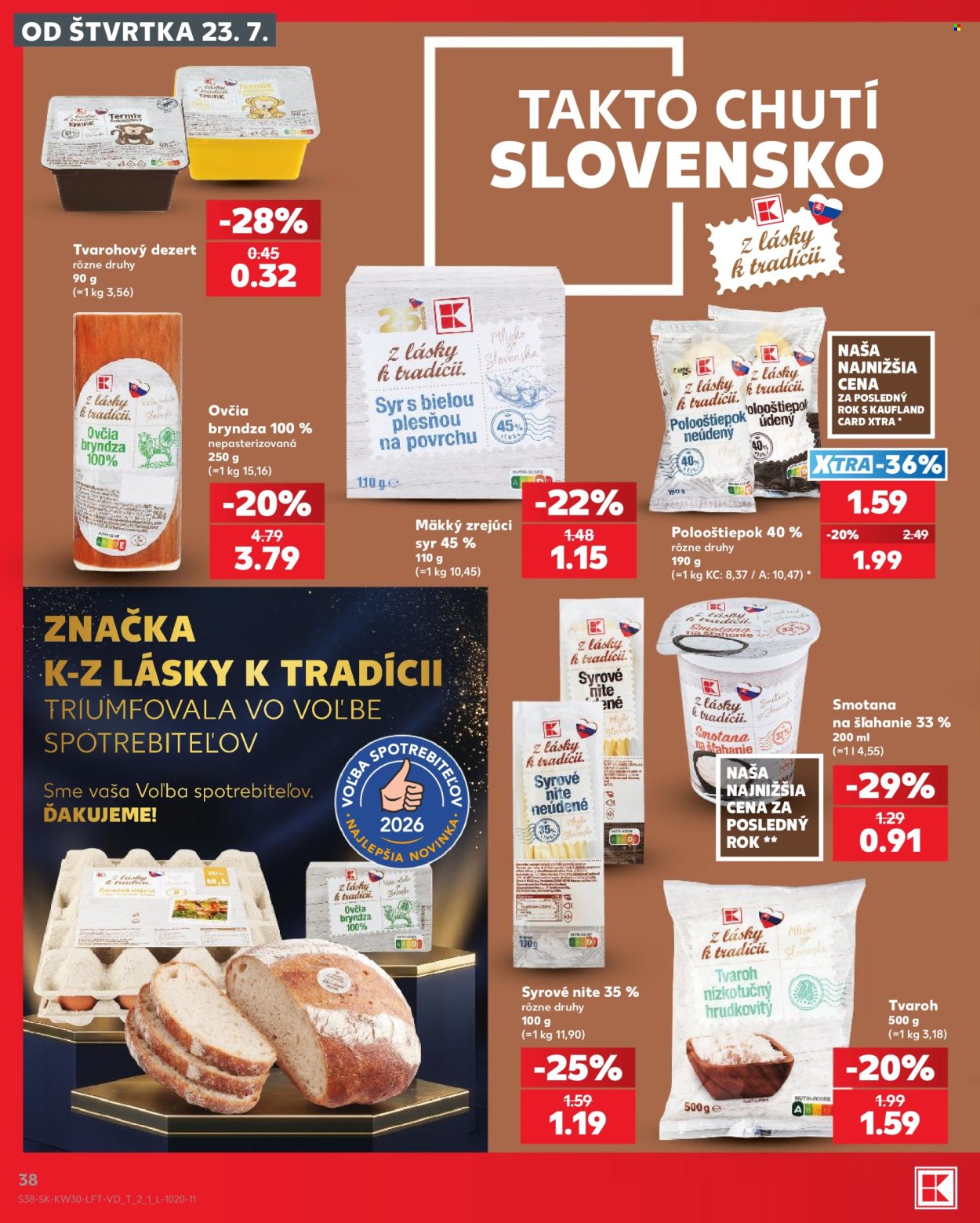 Leták Kaufland - 23.7.2026 - 29.7.2026. Strana 38
