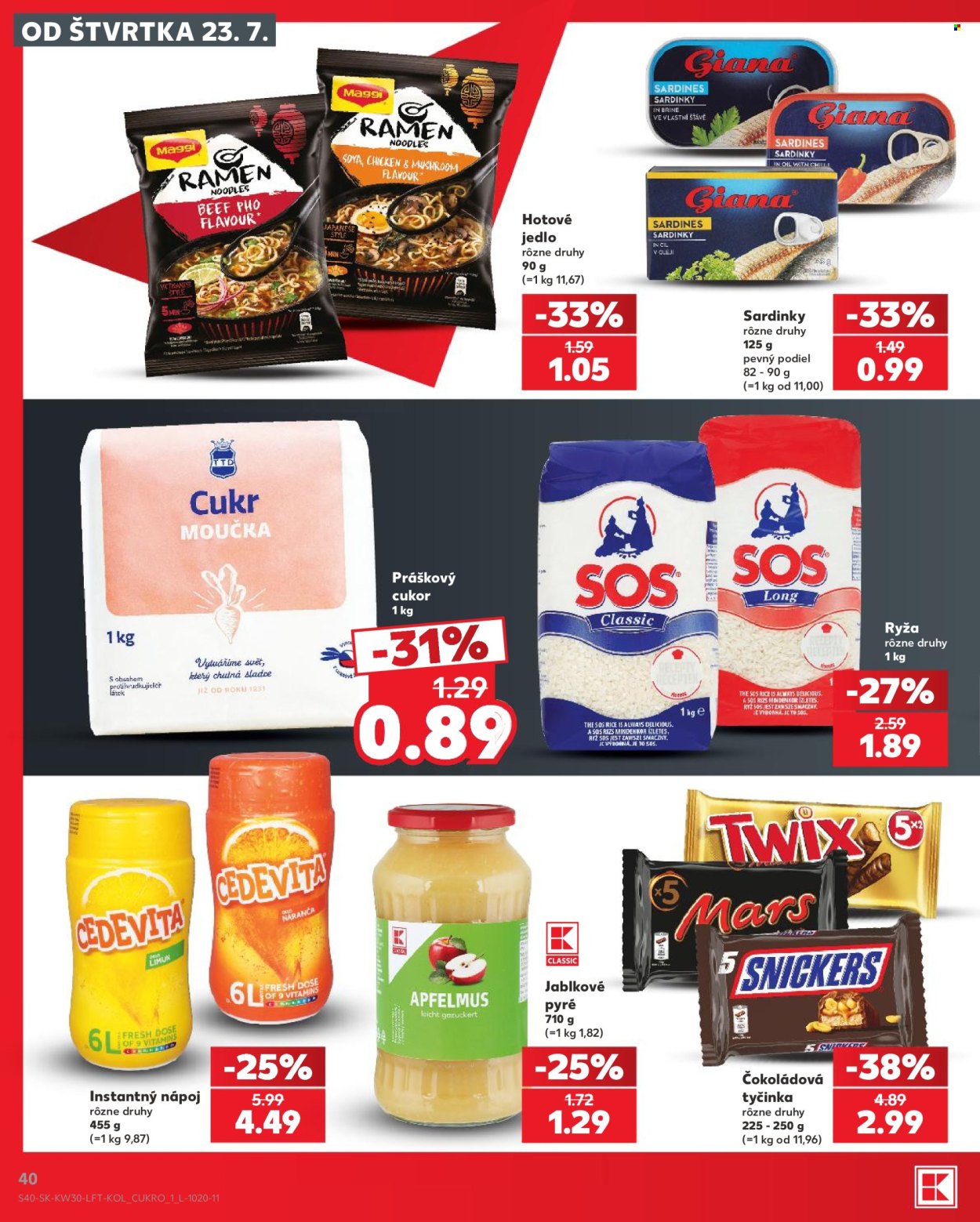 Leták Kaufland - 23.7.2026 - 29.7.2026. Strana 40