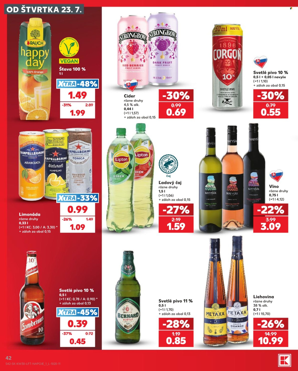 Leták Kaufland - 23.7.2026 - 29.7.2026. Strana 42