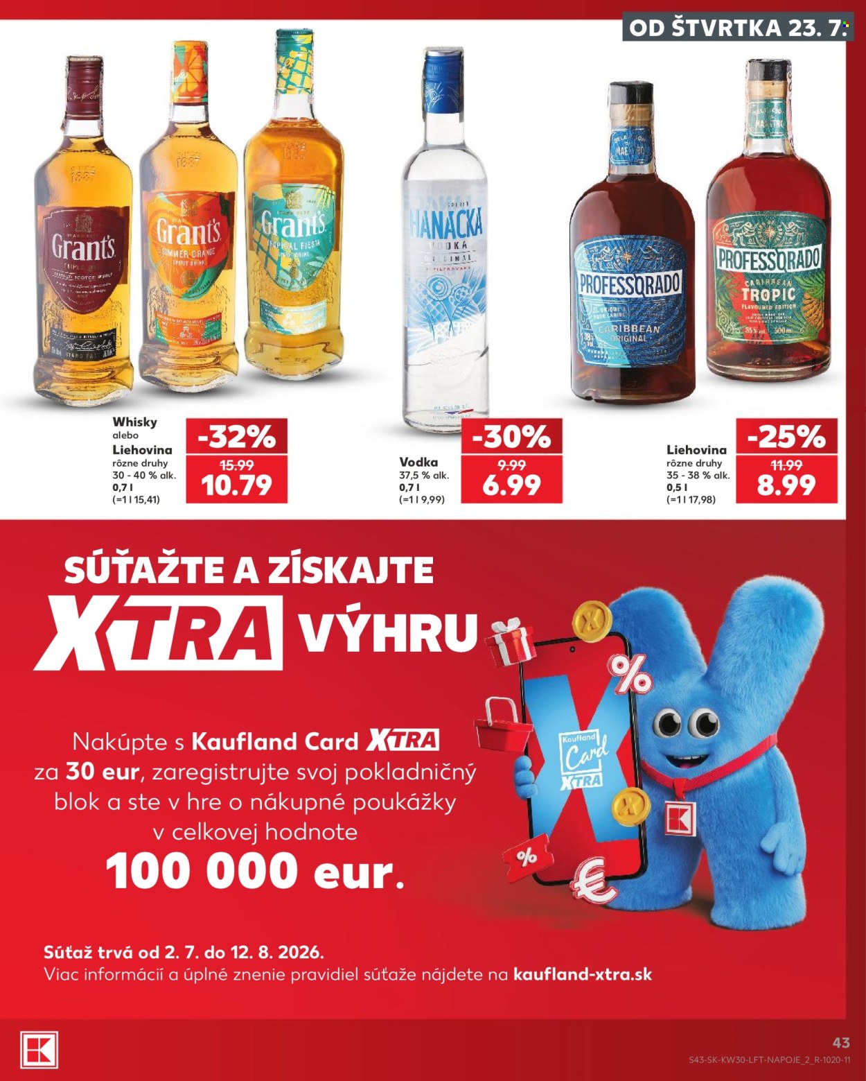 Leták Kaufland - 23.7.2026 - 29.7.2026. Strana 43