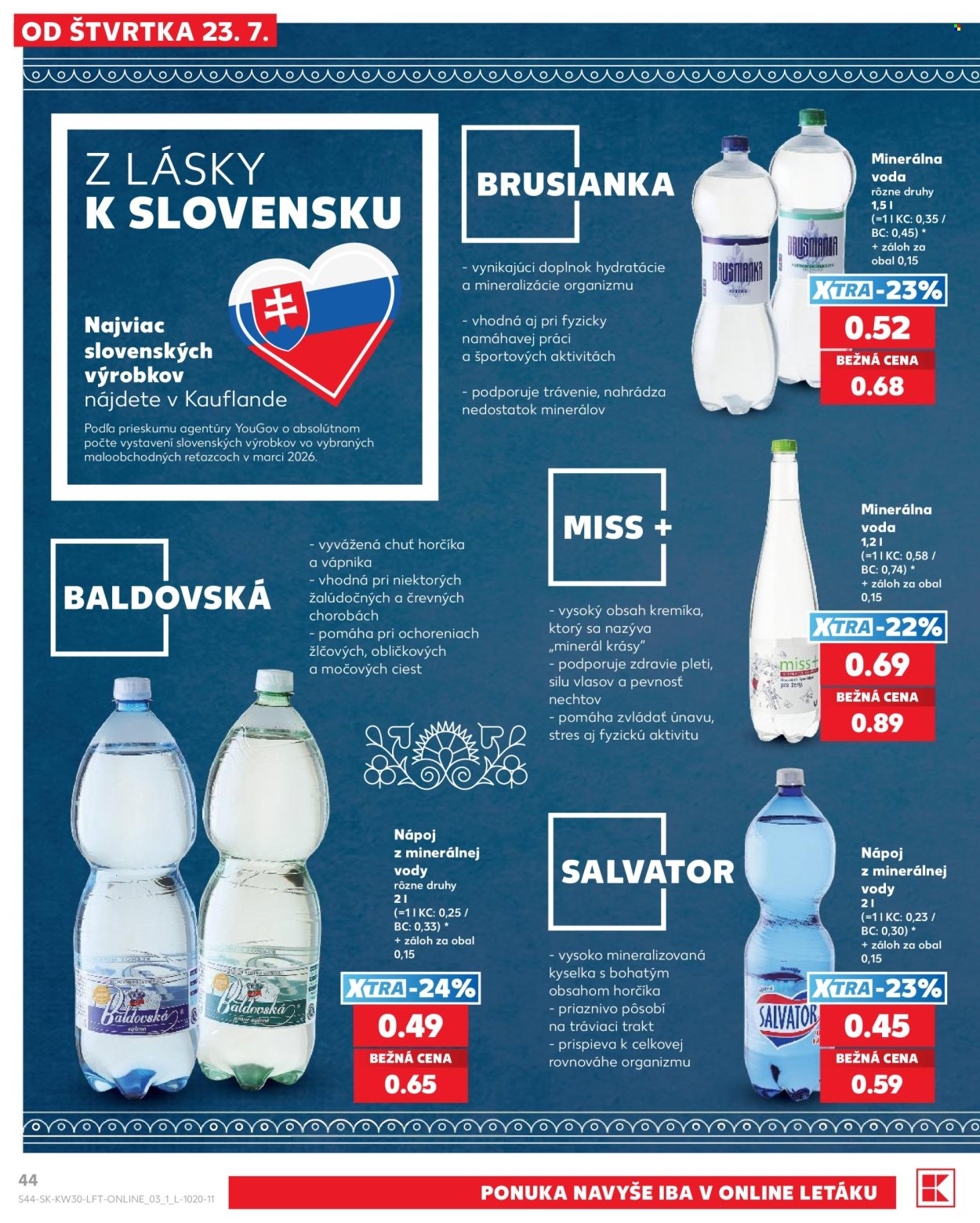 Leták Kaufland - 23.7.2026 - 29.7.2026. Strana 44