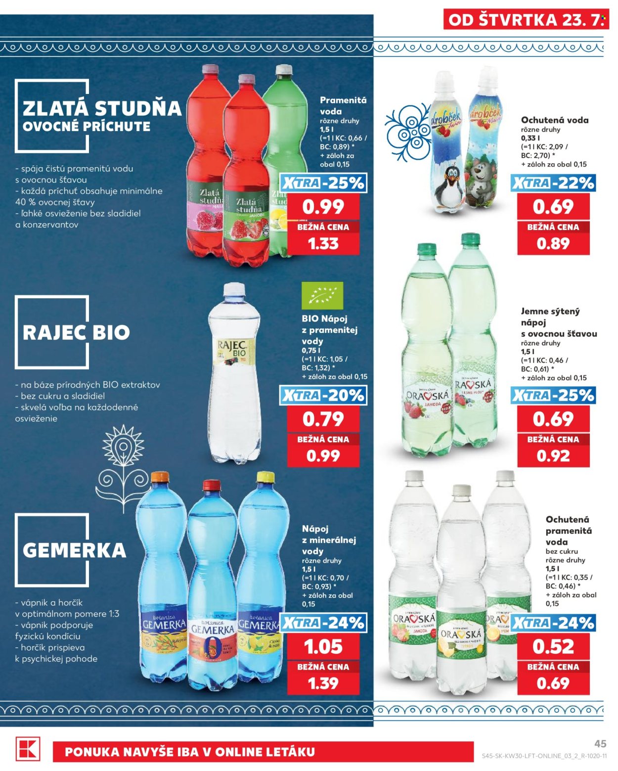 Leták Kaufland - 23.7.2026 - 29.7.2026. Strana 45