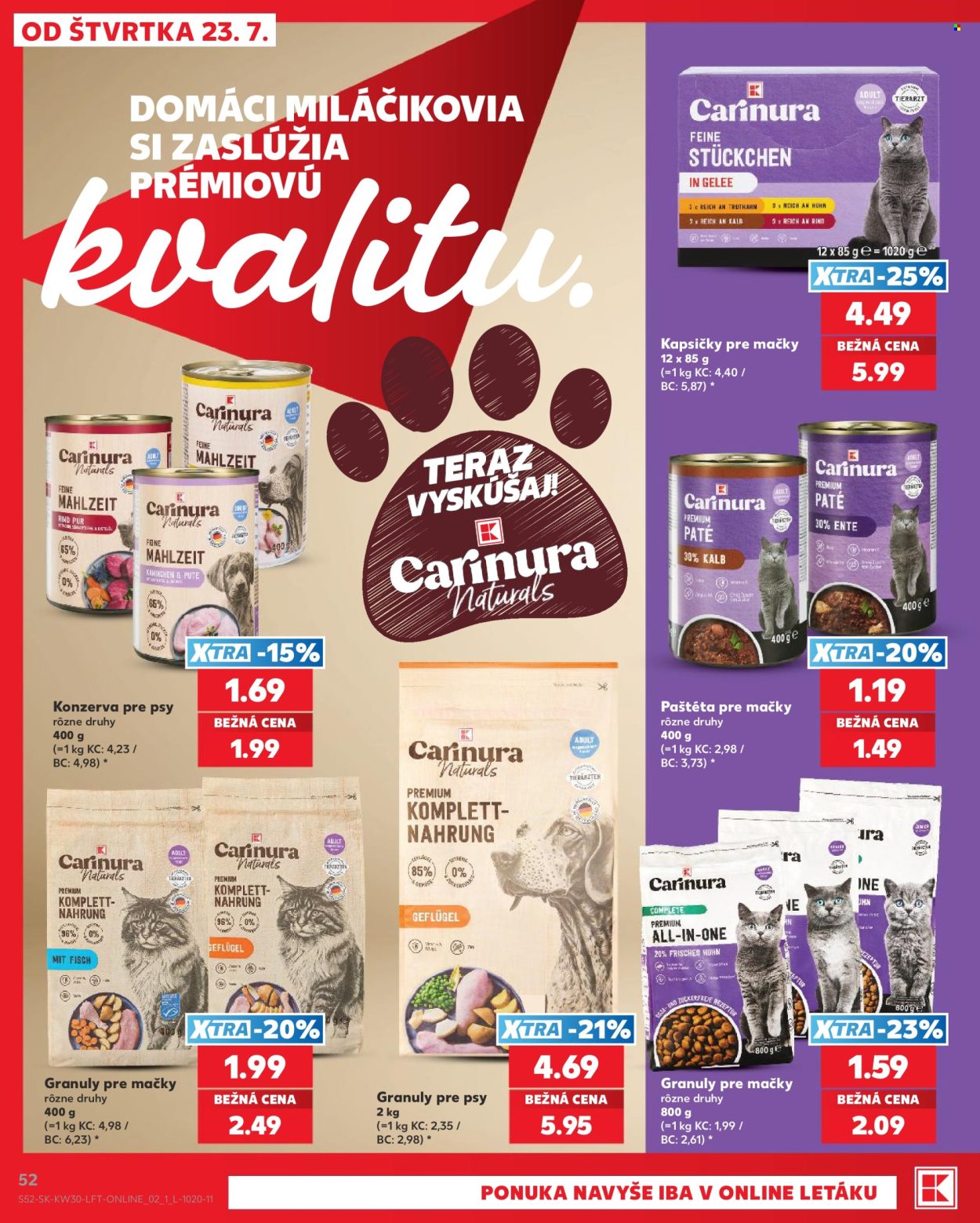 Leták Kaufland - 23.7.2026 - 29.7.2026. Strana 52