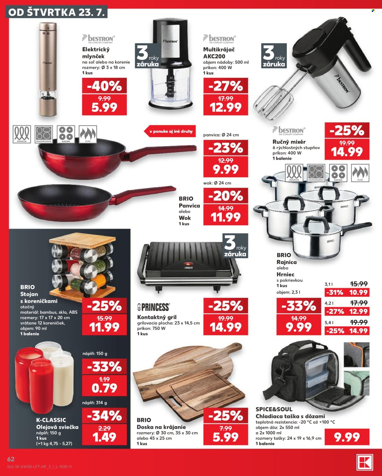 Leták Kaufland - 23.7.2026 - 29.7.2026. Strana 62