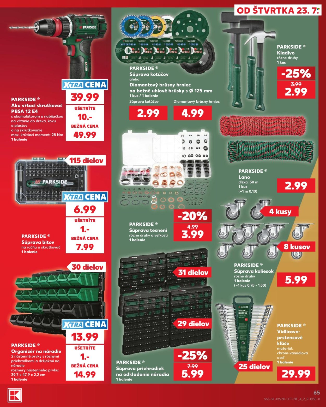 Leták Kaufland - 23.7.2026 - 29.7.2026. Strana 65
