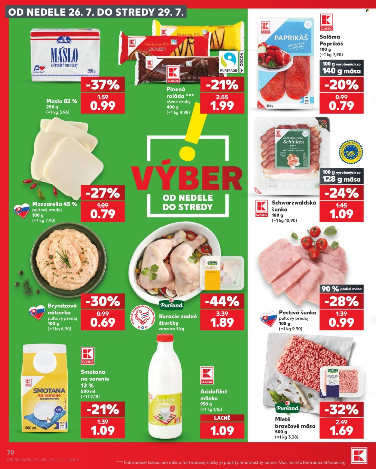 Leták Kaufland - 23.7.2026 - 29.7.2026. Strana 70