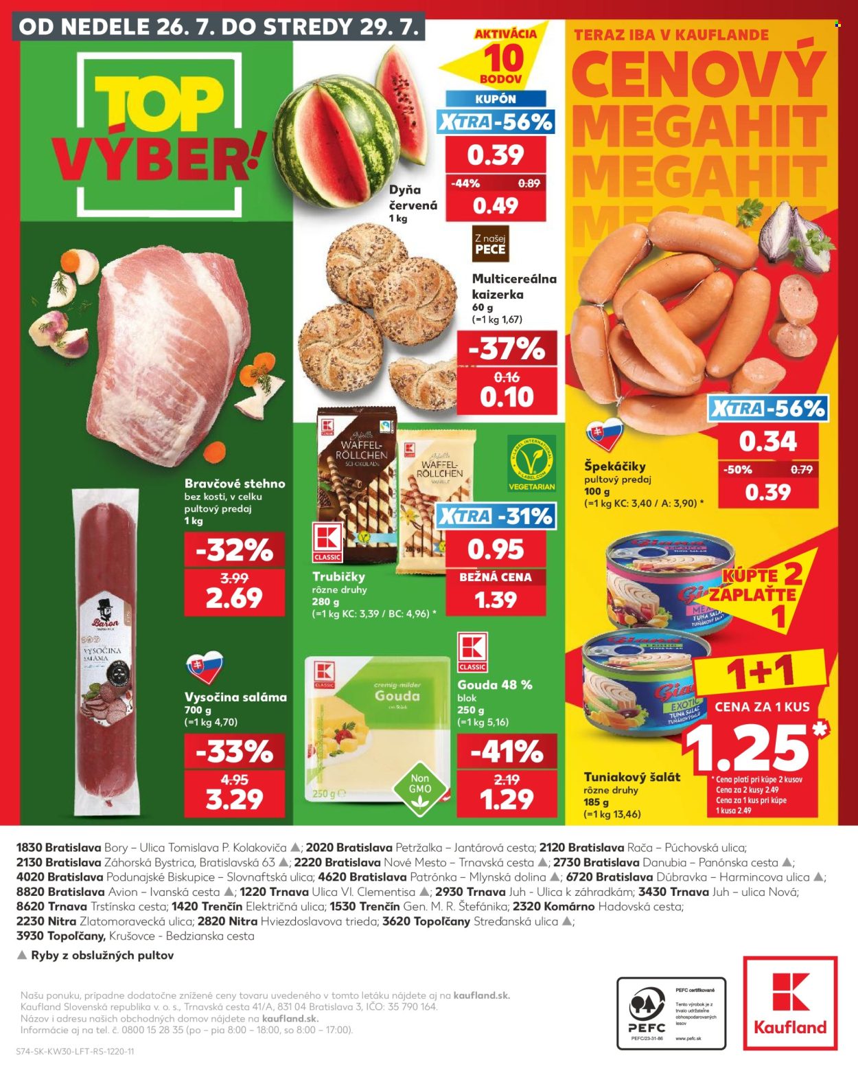 Leták Kaufland - 23.7.2026 - 29.7.2026. Strana 74