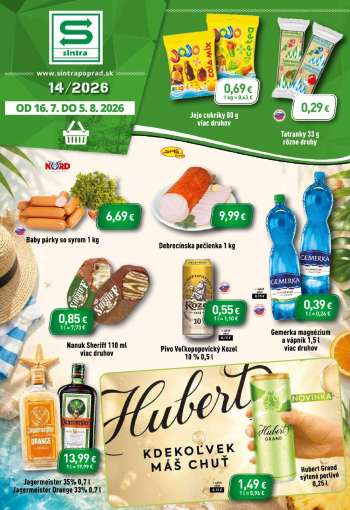 Leták Sintra - 16.7.2026 - 5.8.2026.