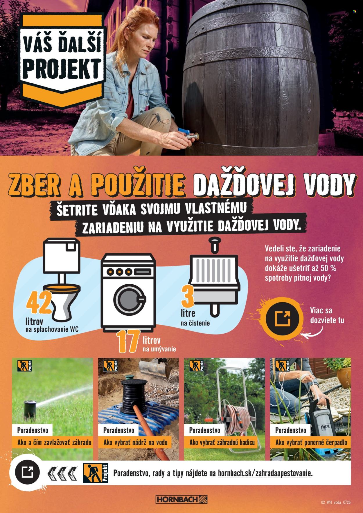 Leták Hornbach - 22.7.2026 - 5.8.2026. Strana 2