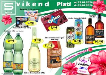 Leták Sintra - 23.7.2026 - 26.7.2026.