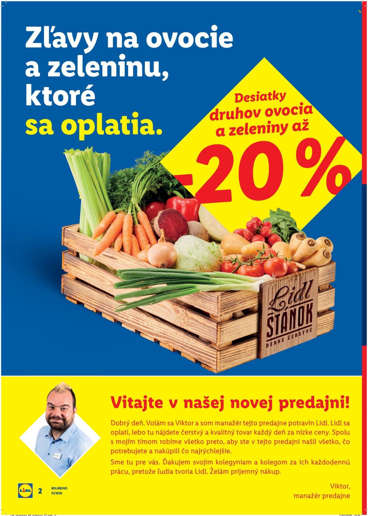 Leták Lidl - 27.7.2026 - 2.8.2026. Strana 2