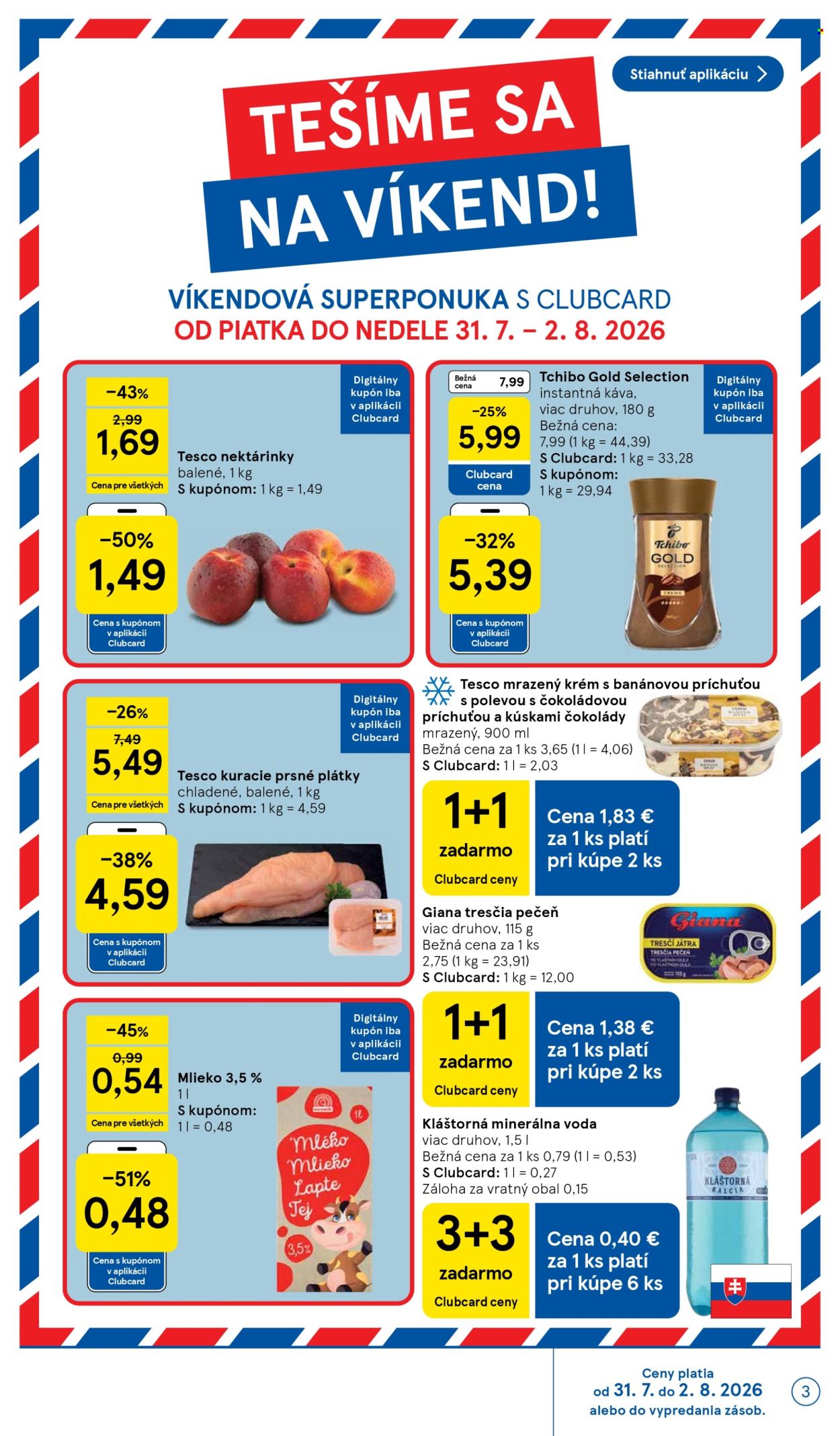 Leták TESCO - 29.7.2026 - 4.8.2026. Strana 3