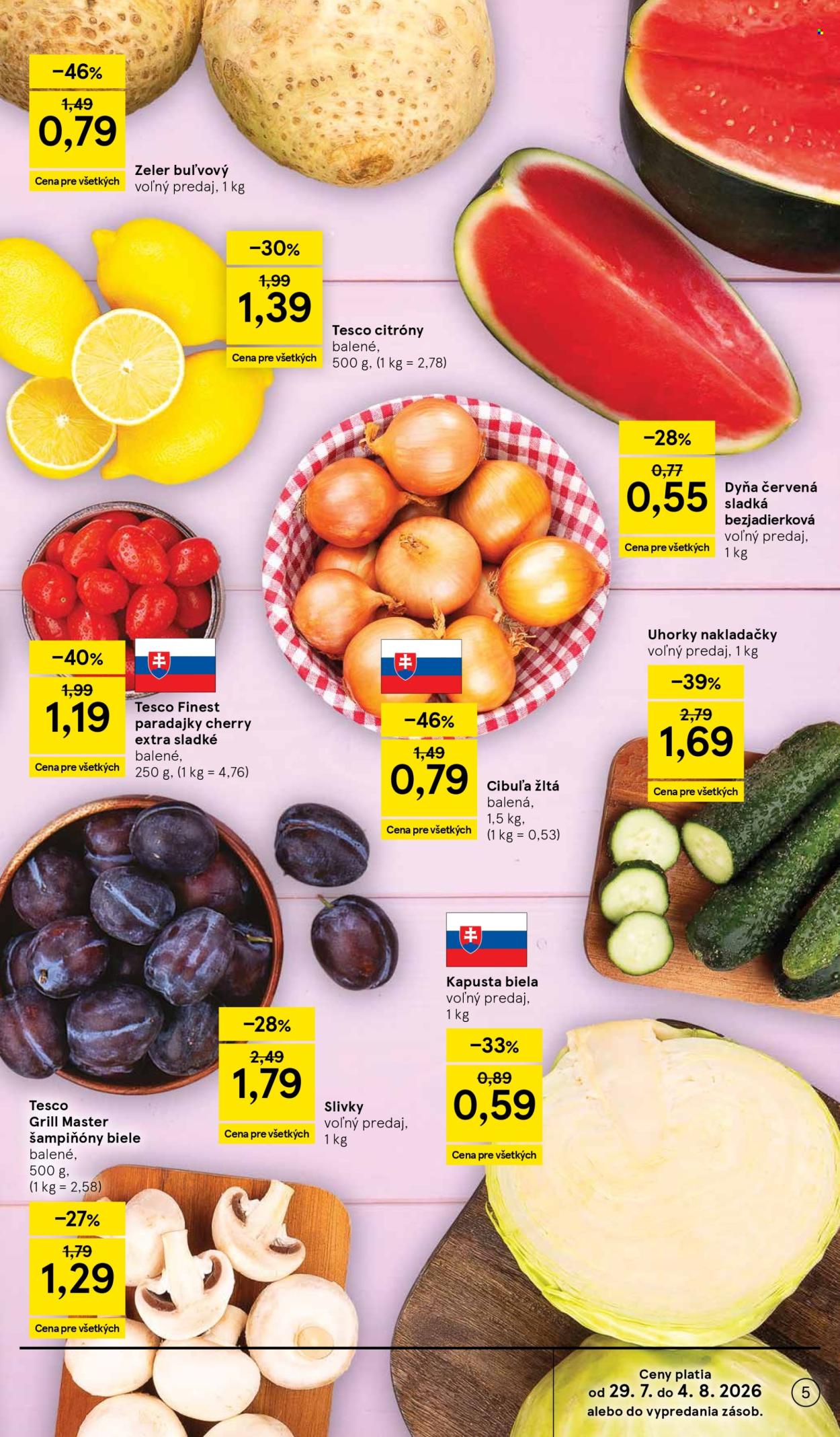 Leták TESCO - 29.7.2026 - 4.8.2026. Strana 5