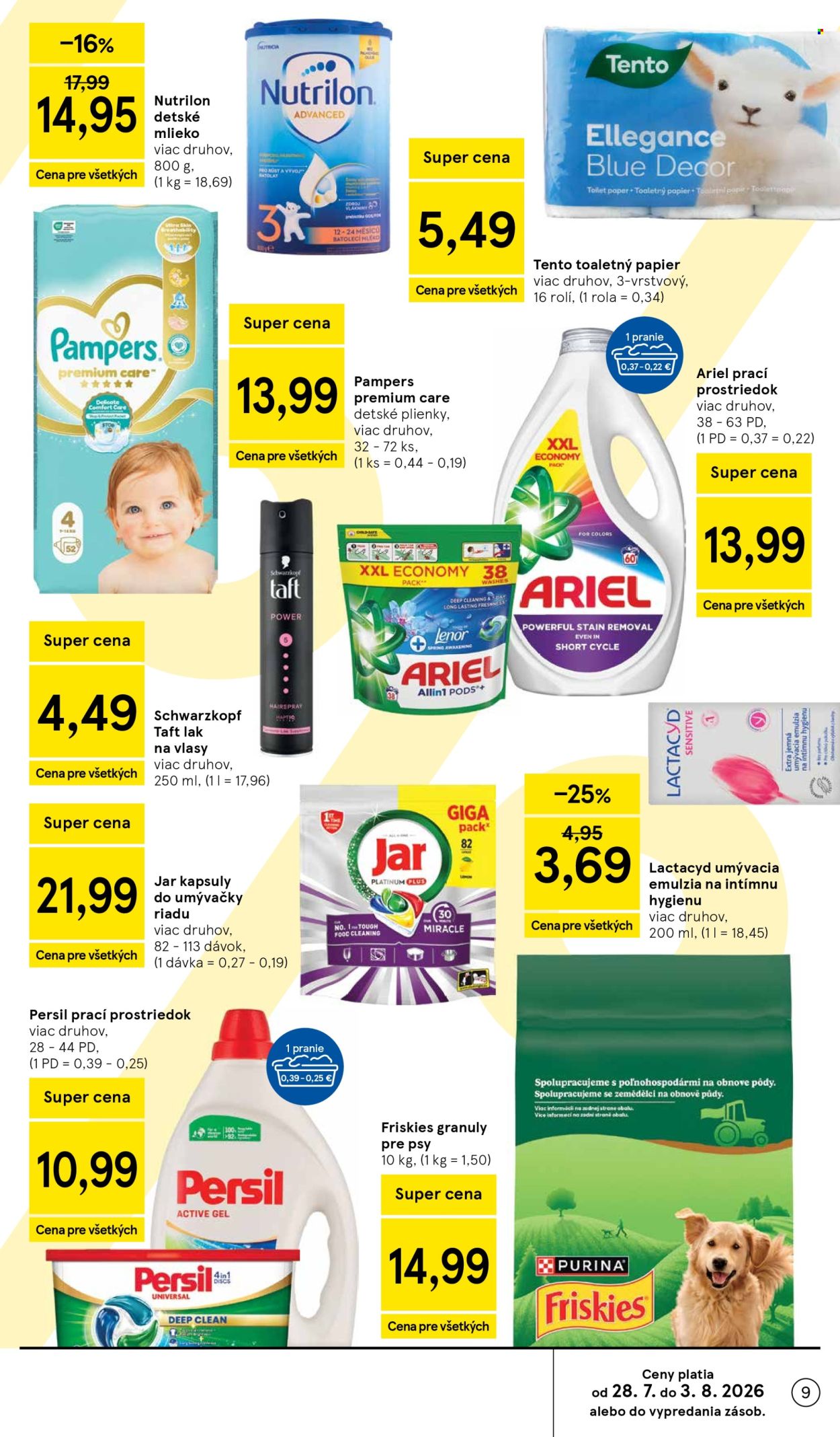 Leták TESCO - 29.7.2026 - 4.8.2026. Strana 9