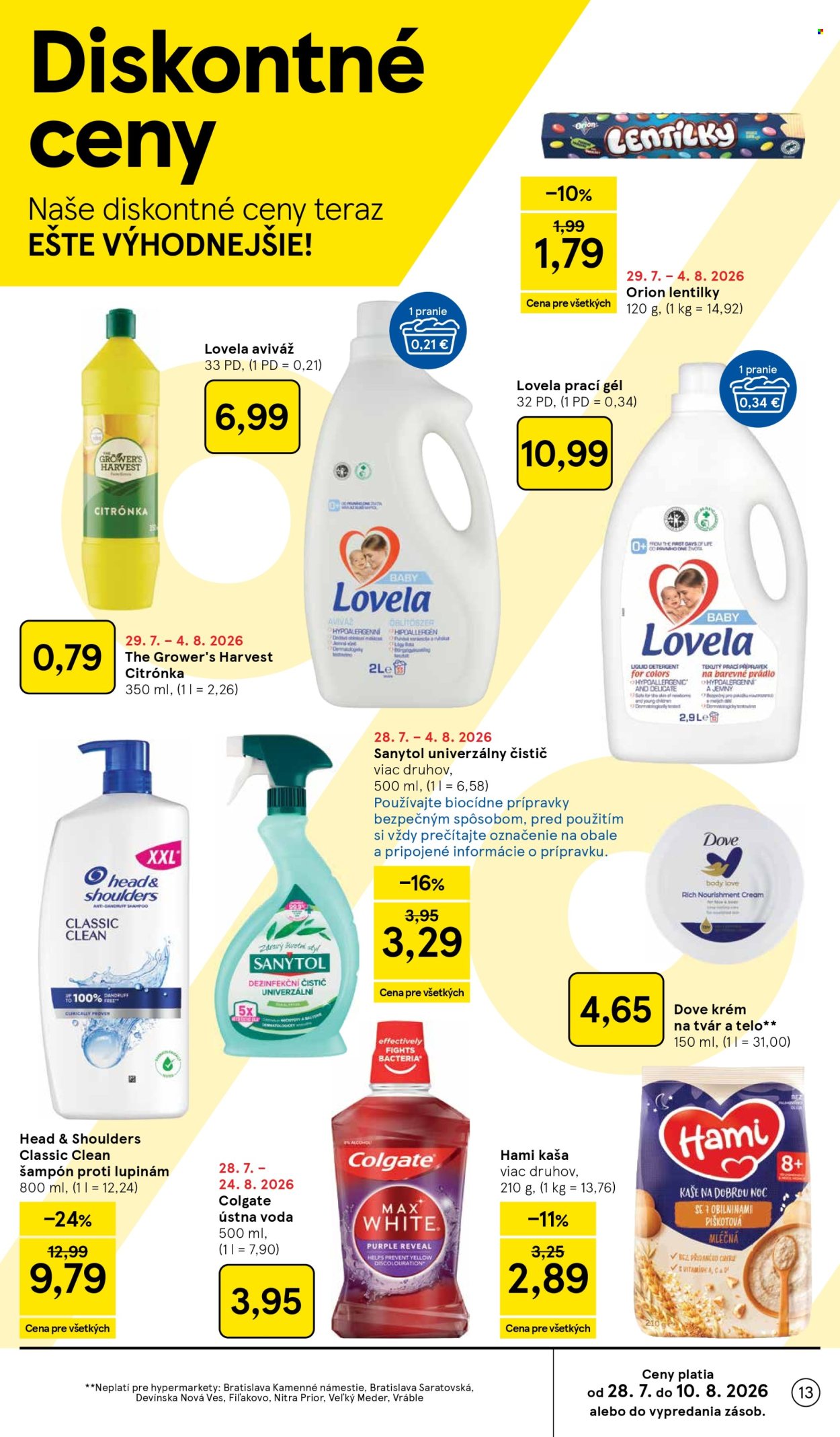 Leták TESCO - 29.7.2026 - 4.8.2026. Strana 13