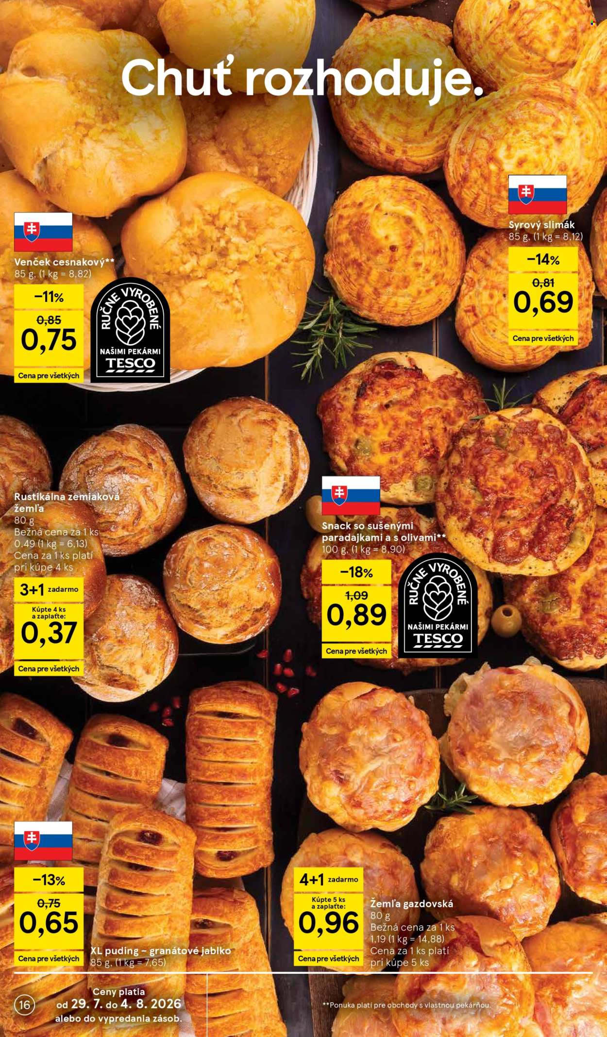 Leták TESCO - 29.7.2026 - 4.8.2026. Strana 16