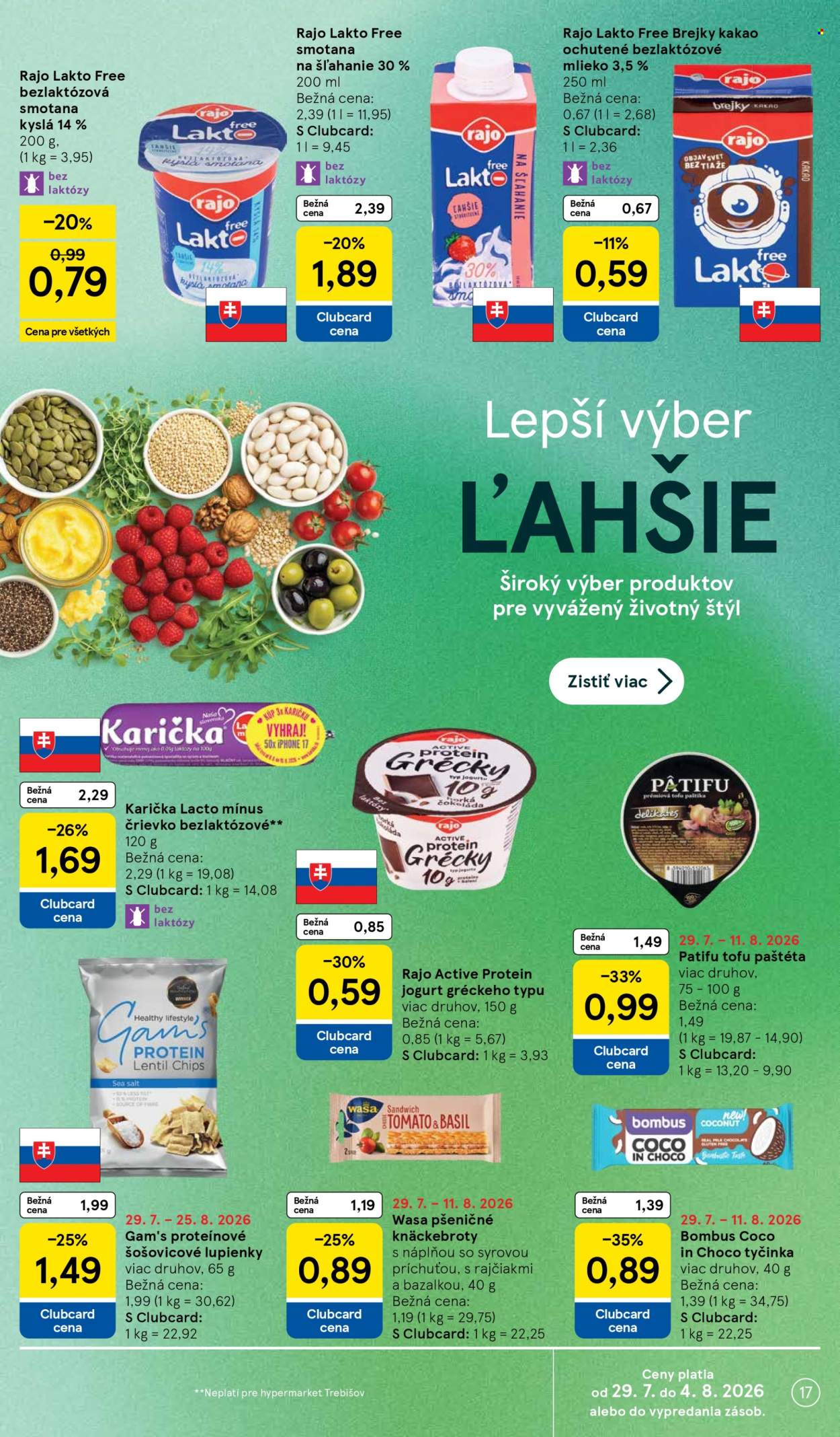 Leták TESCO - 29.7.2026 - 4.8.2026. Strana 17