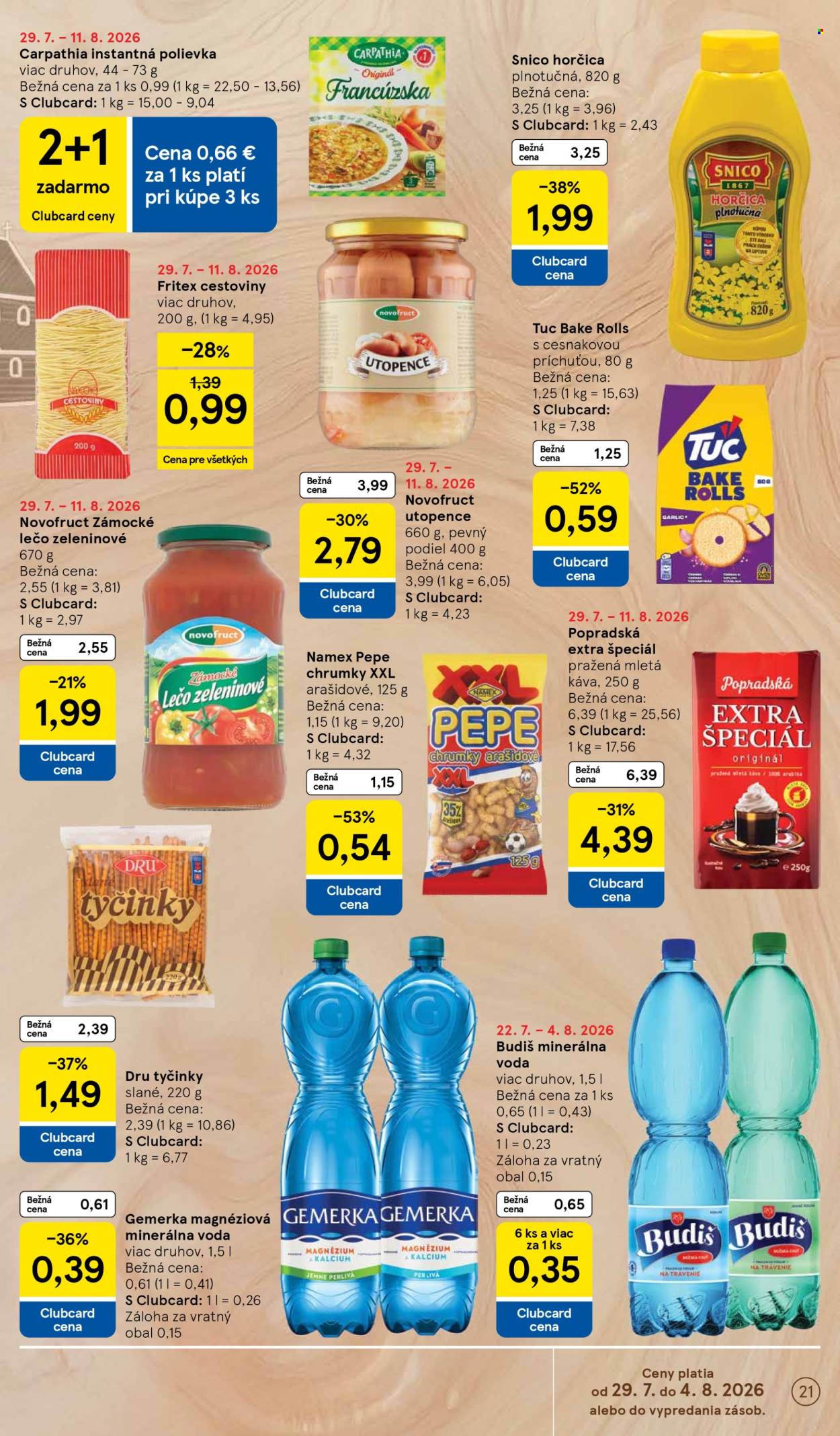 Leták TESCO - 29.7.2026 - 4.8.2026. Strana 21