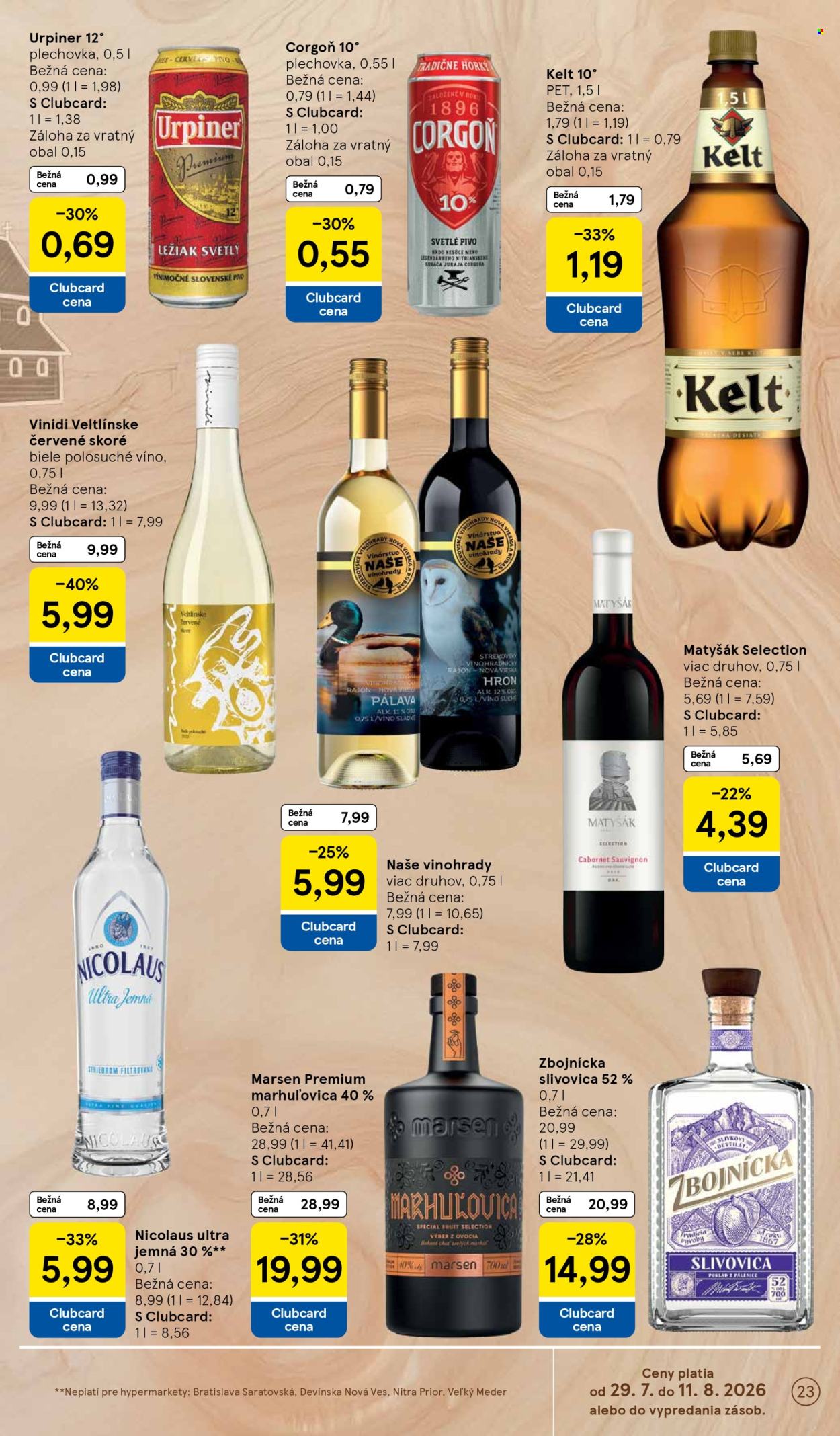 Leták TESCO - 29.7.2026 - 4.8.2026. Strana 23