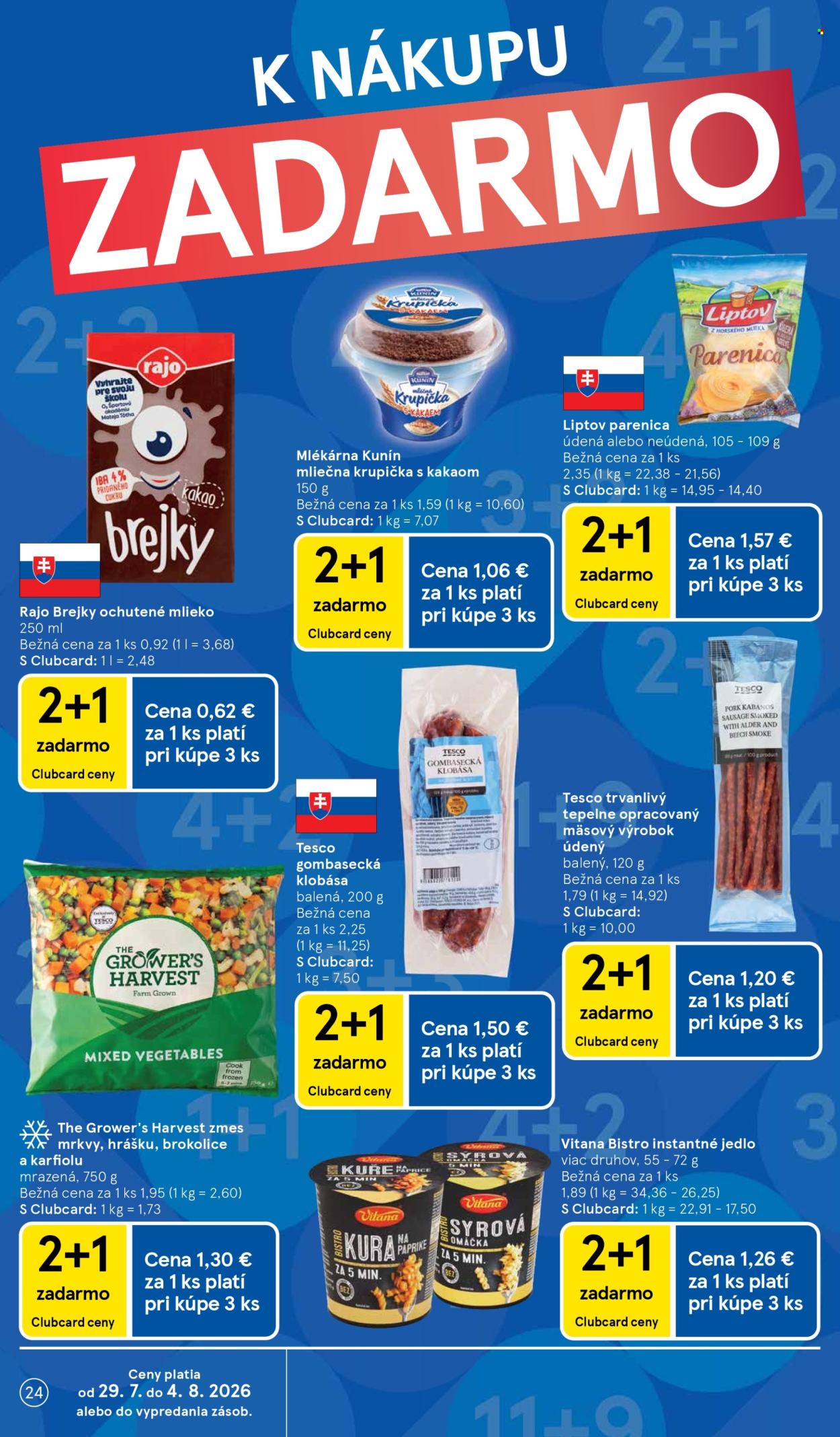 Leták TESCO - 29.7.2026 - 4.8.2026. Strana 24